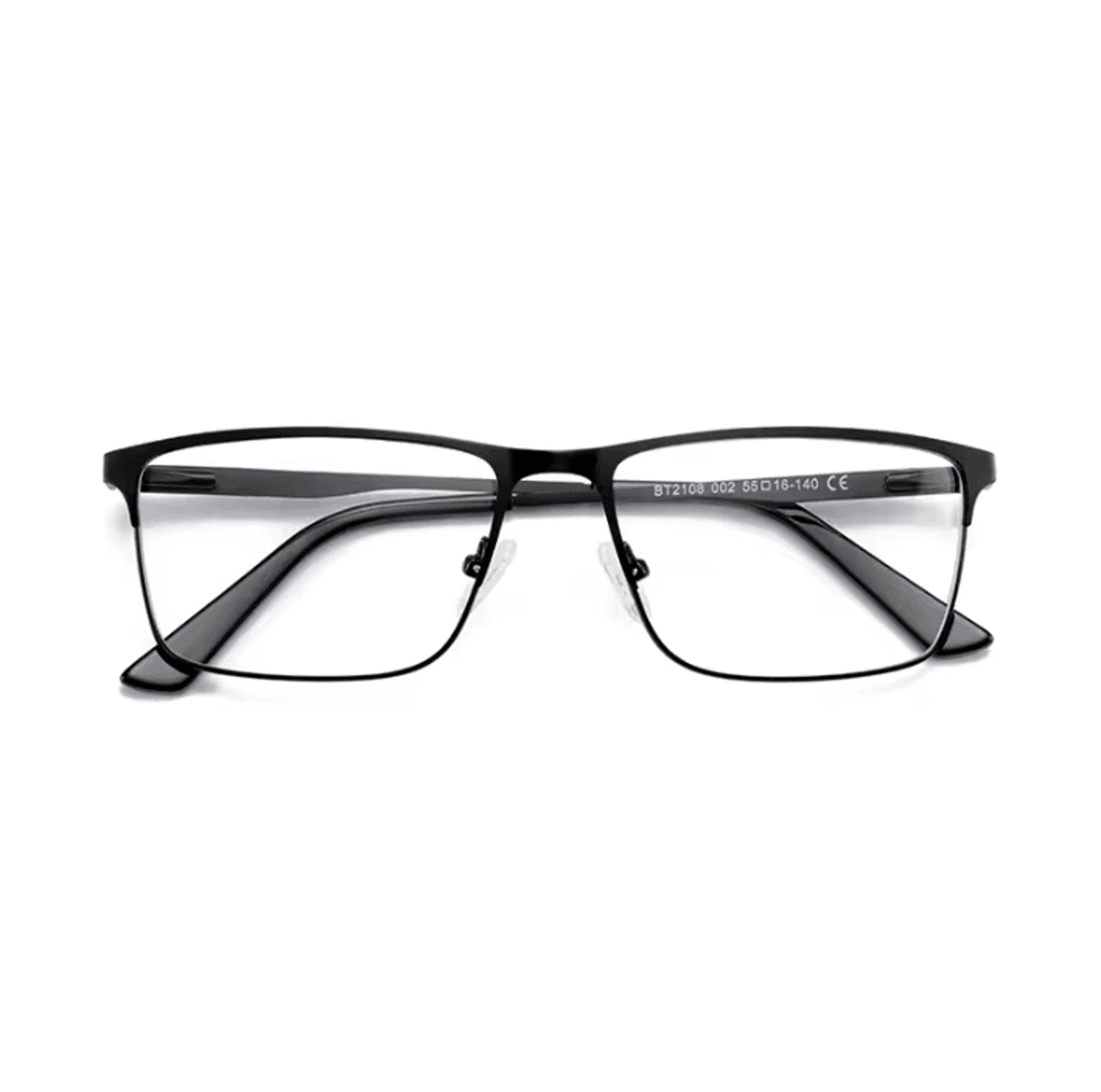 ZENOTTIC UrbanEdge Ultralight Square Metal Eyeglasses For Men 3