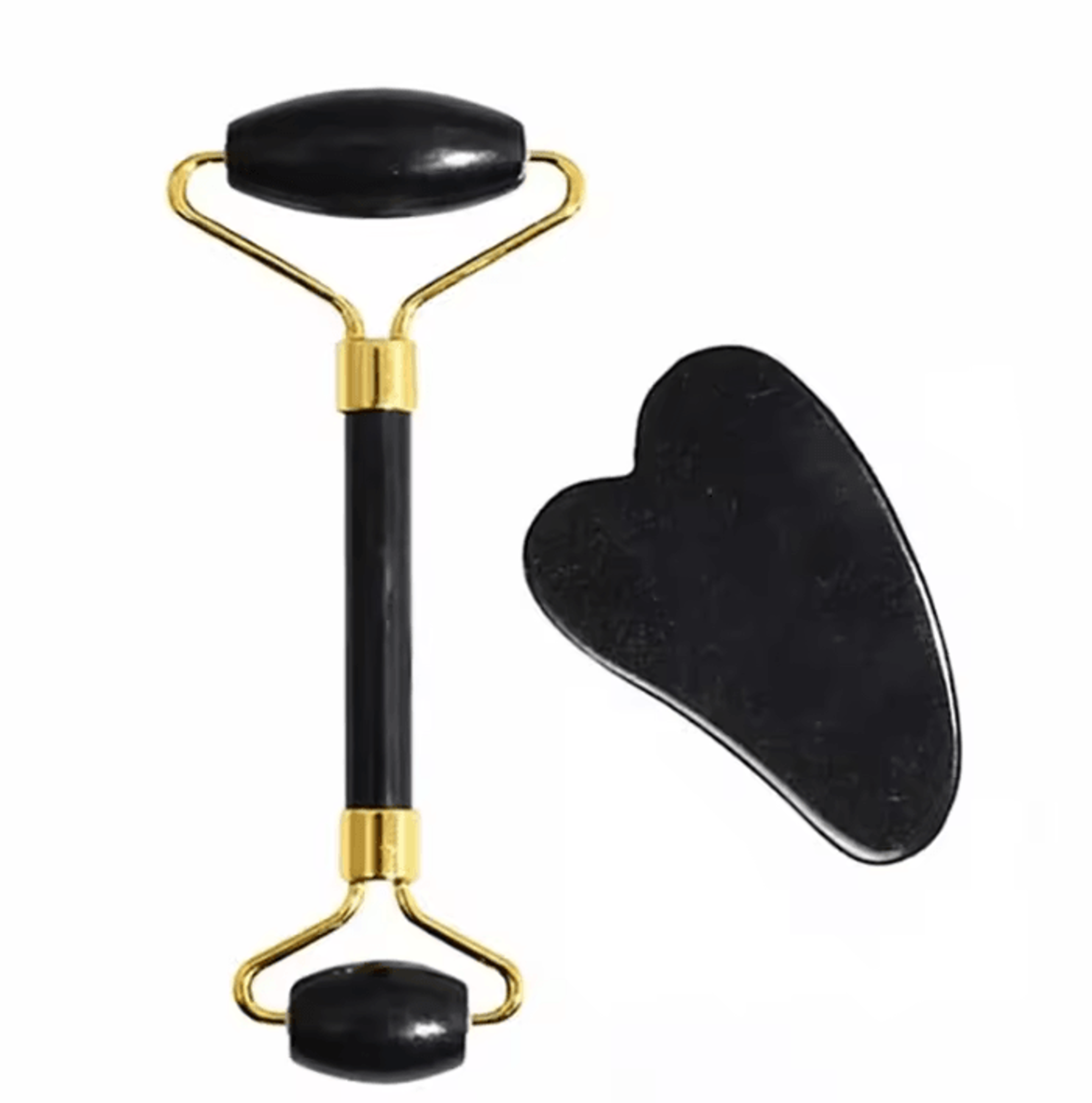 JadeSerenity Natural Stone Facial Roller And Gua Sha Massager For Face And Neck 7