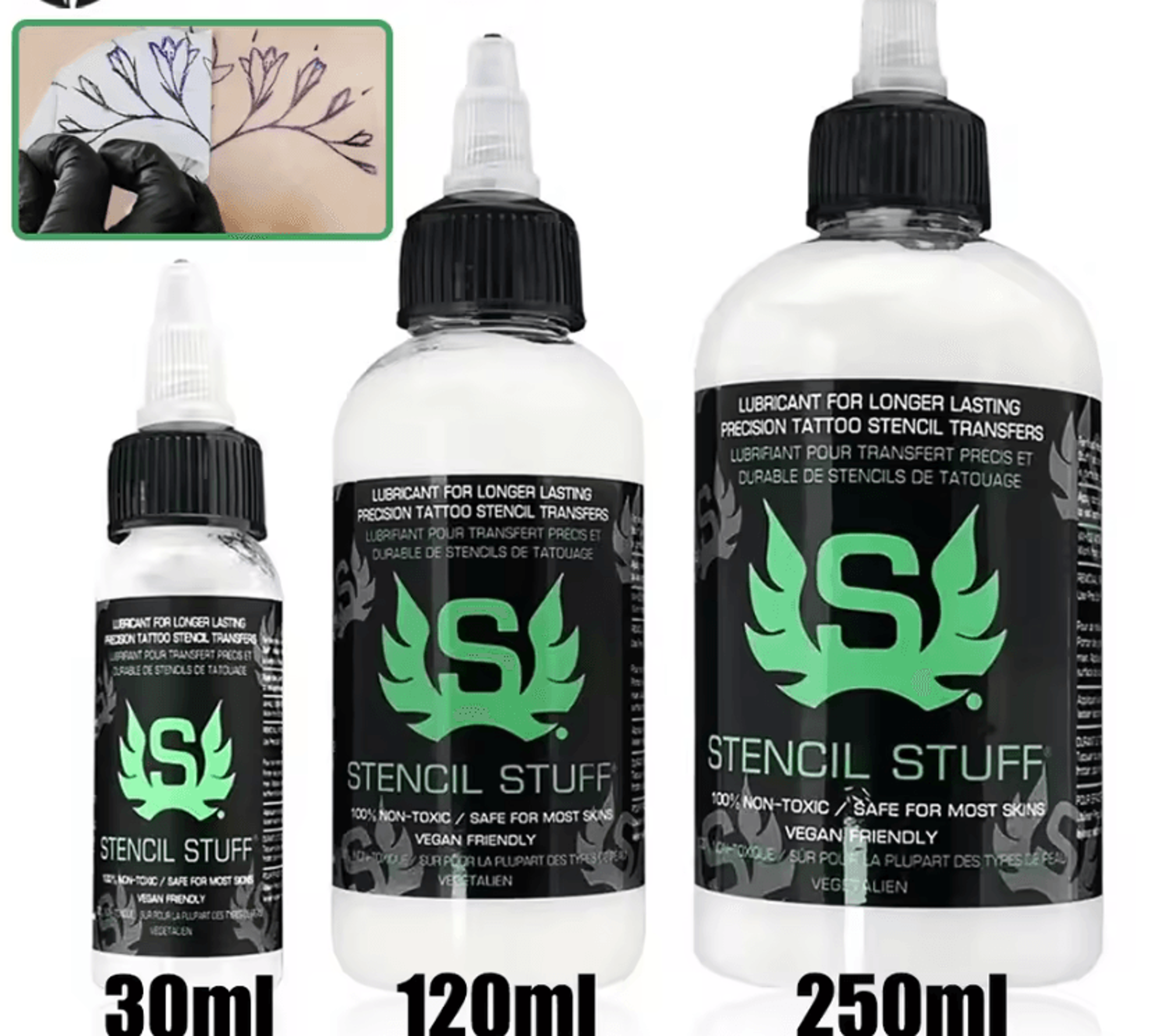 InkFlow Tattoo Stencil Transfer Gel For Clear And Precise Design Application 0