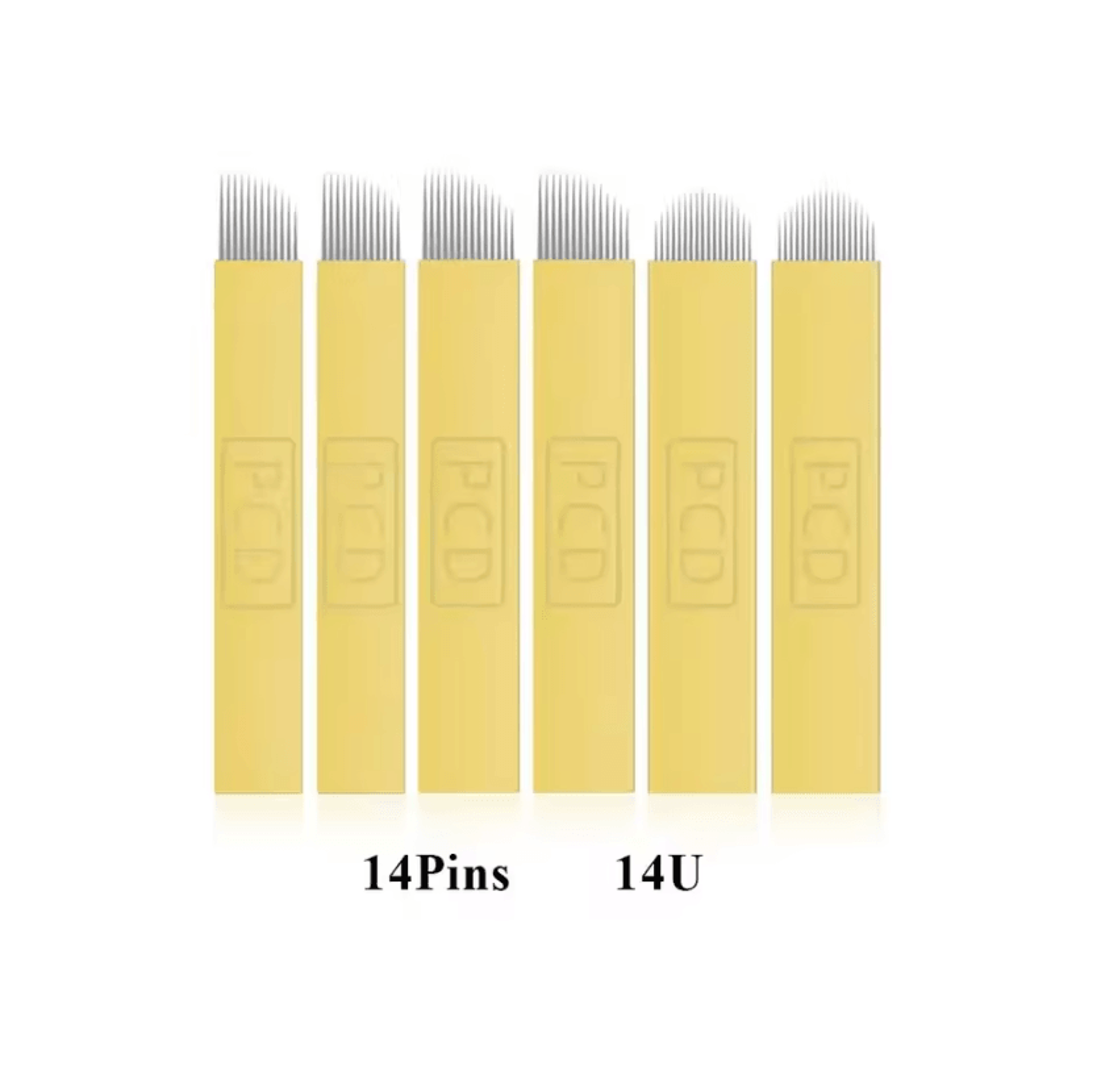 BrowPrecision Elite 14U Curved Microblading Needles For Professional Eyebrow PMU 1