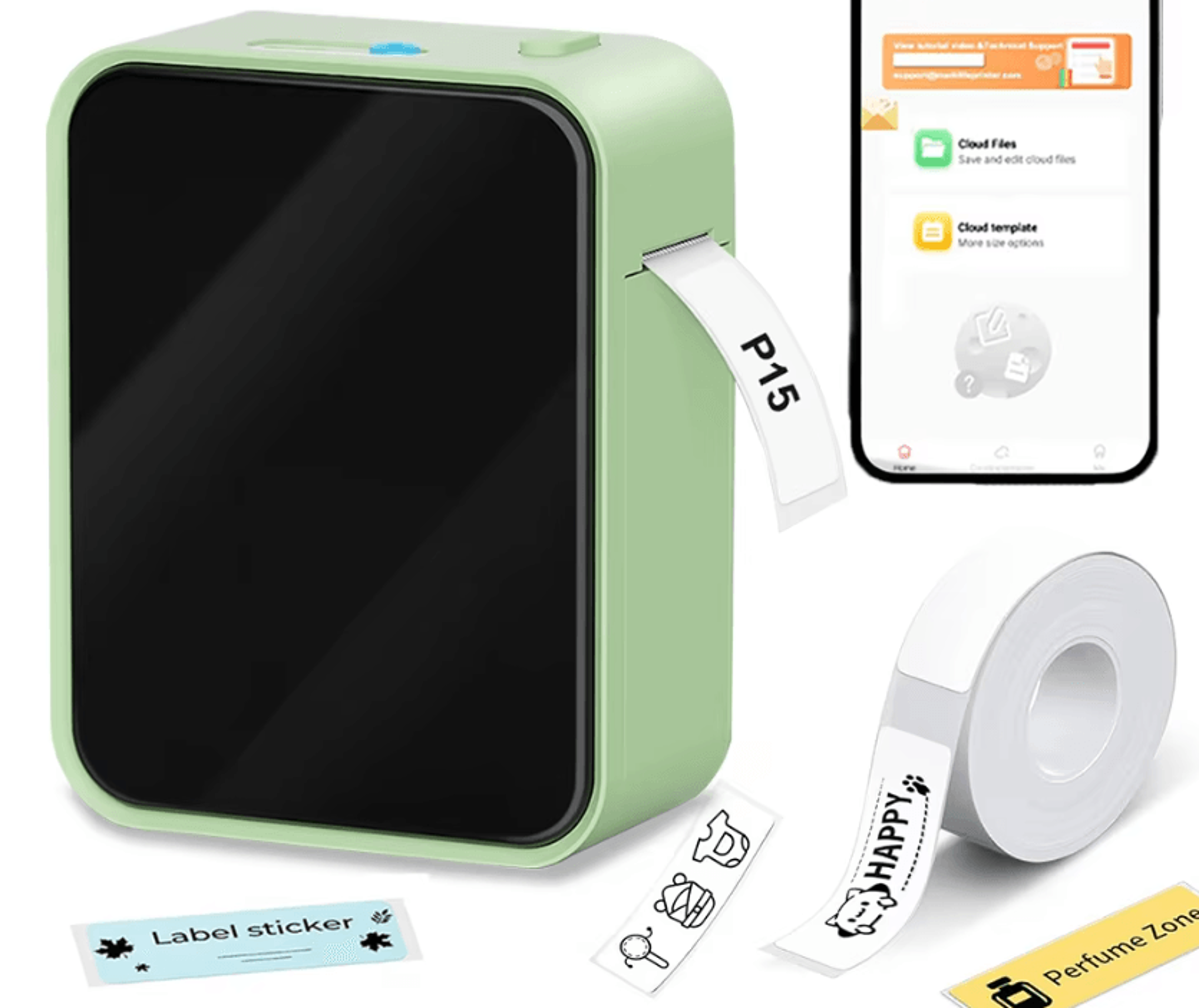 Marklife P15 Creative Mini Bluetooth Thermal Label Printer For DIY Gifts And Organization 0