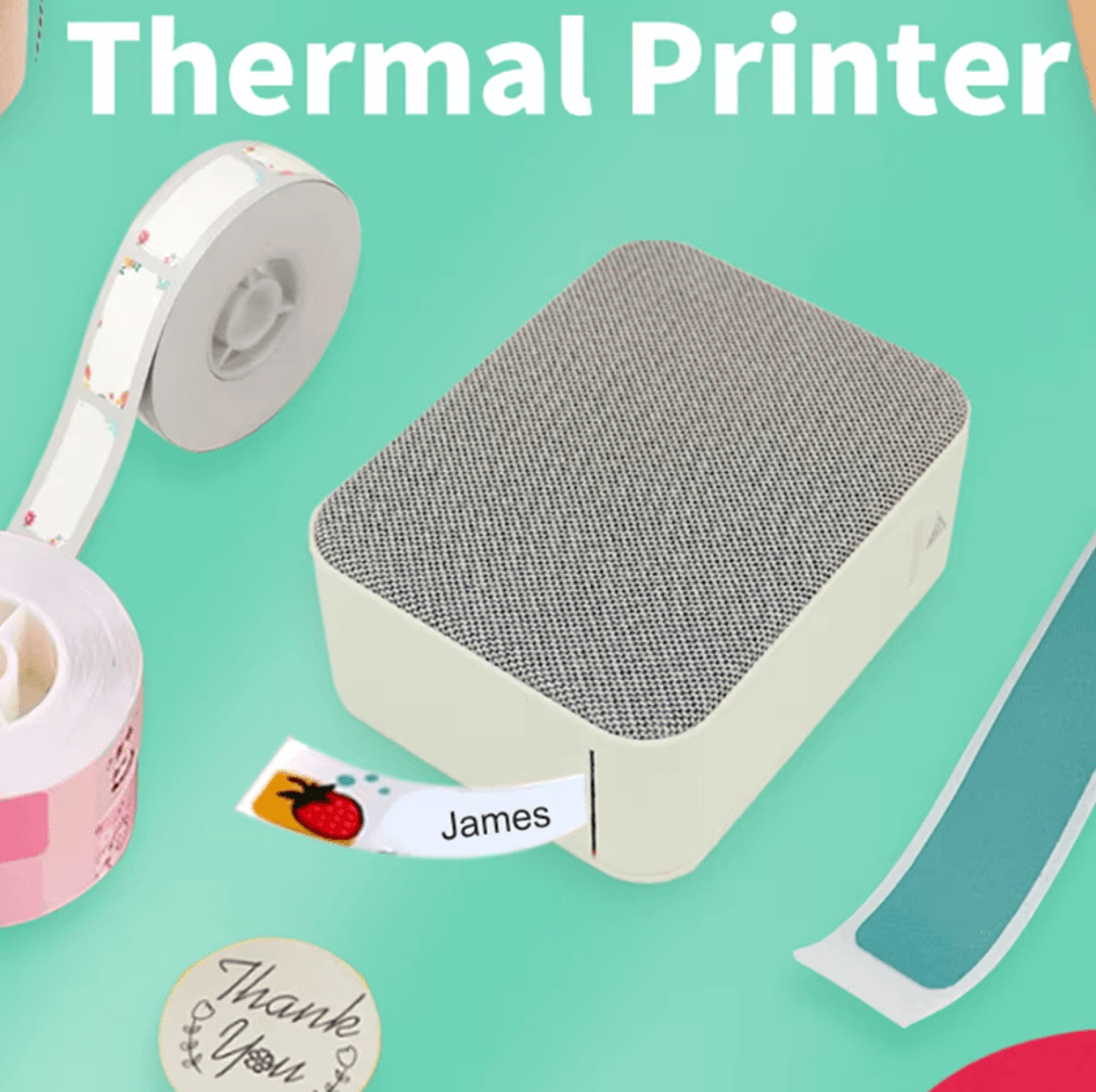 Marklife LabelEase Mini Bluetooth Thermal Label Printer For Office School And Retail 0