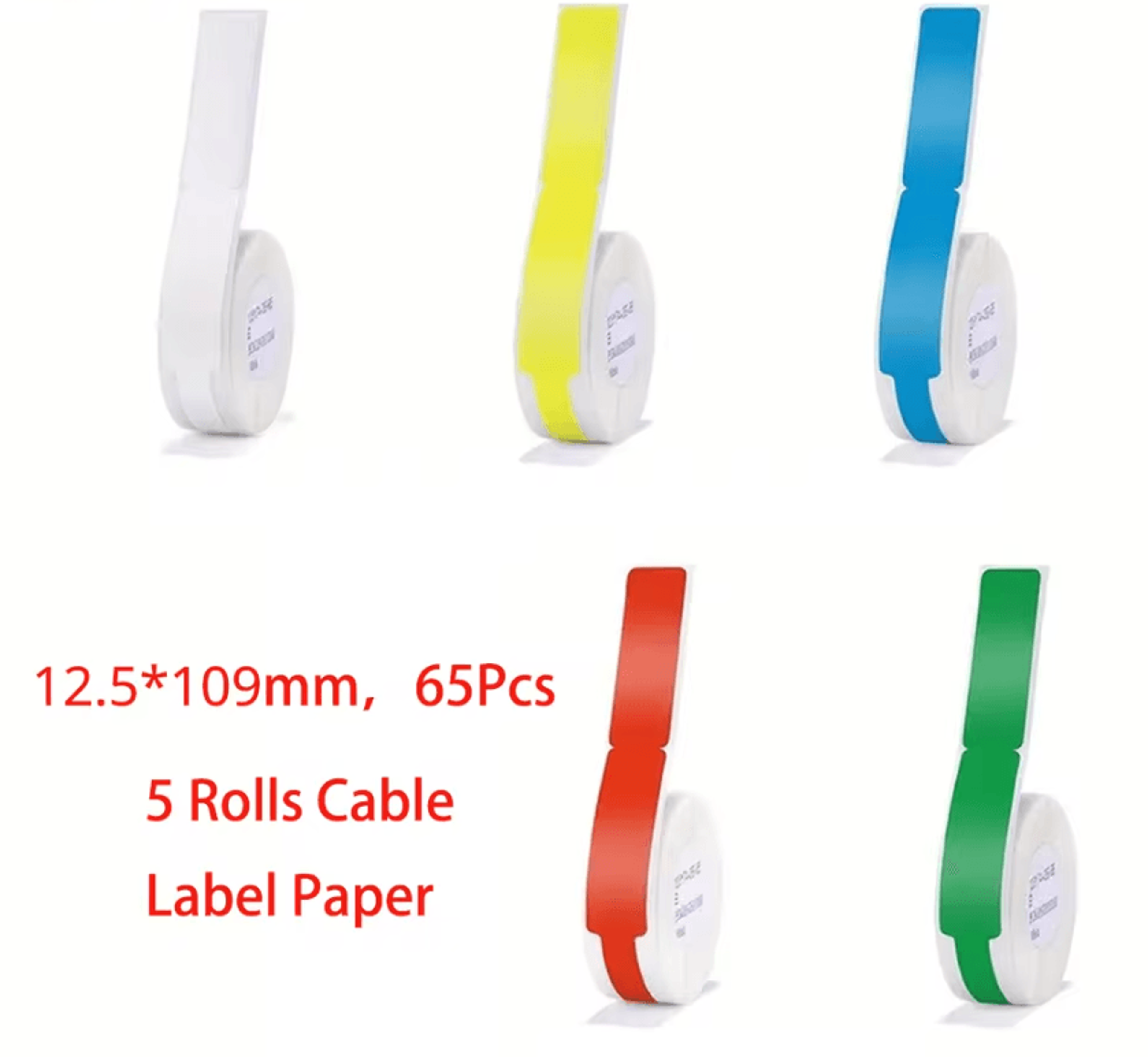 Marklife CableMark Waterproof Thermal Cable Labels For P15 M1 And P12 Printers 6