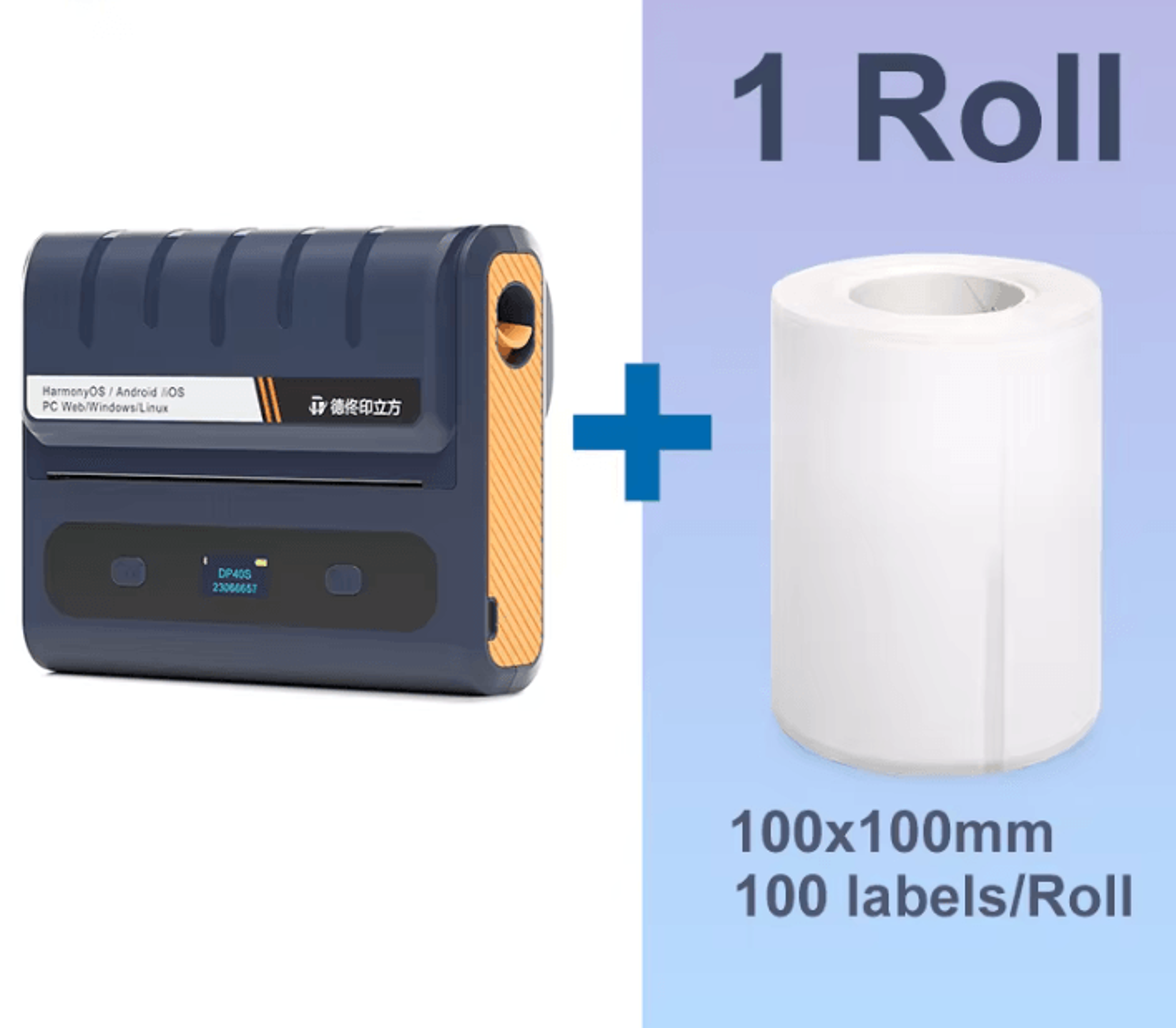 DETONGER DP40S LabelPro 4Inch Wireless Thermal Barcode Printer For Business And Shipping 5