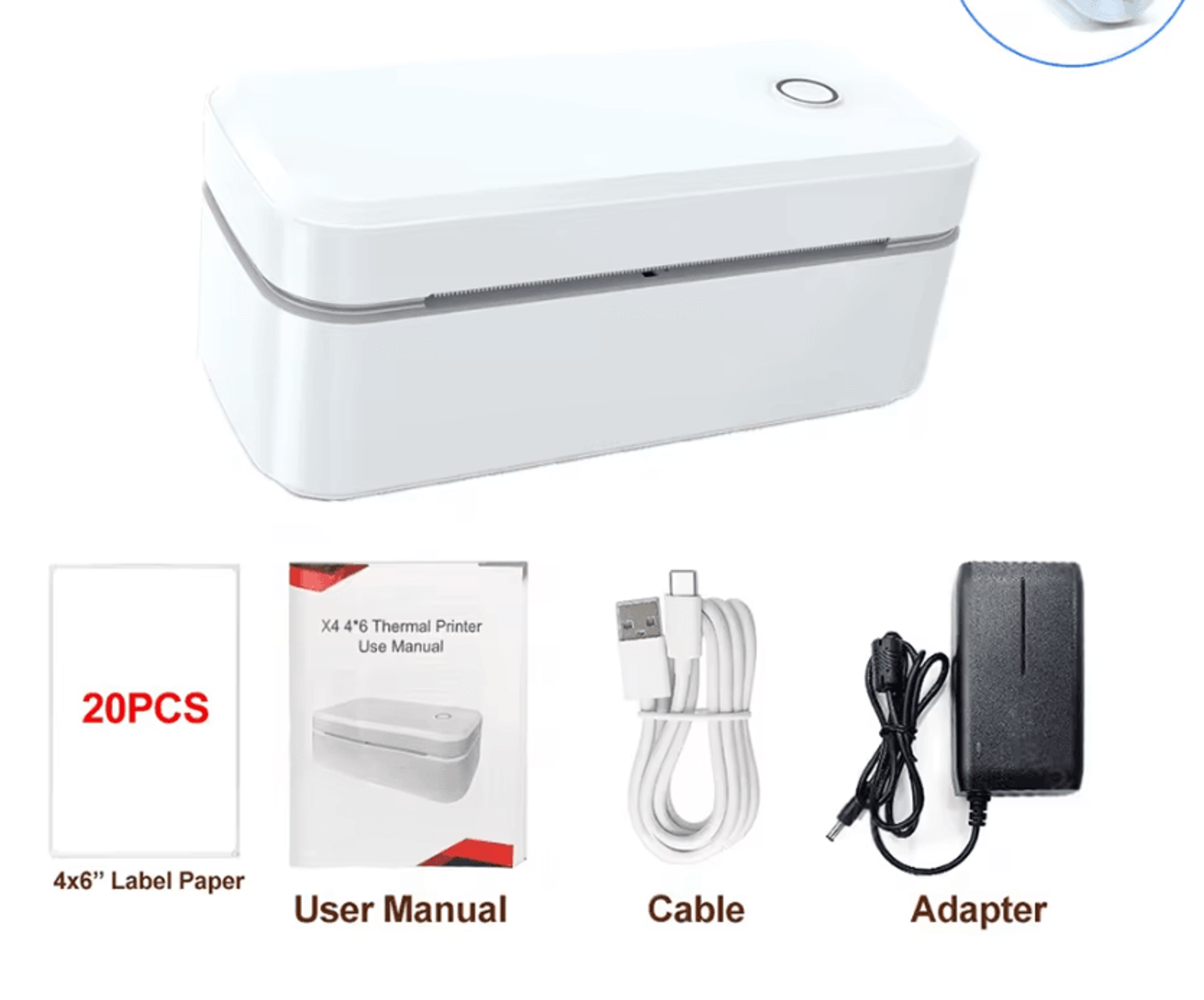 Marklife X4 ParcelFlow Bluetooth 4x6 Thermal Shipping Label Printer For Small Businesses 7