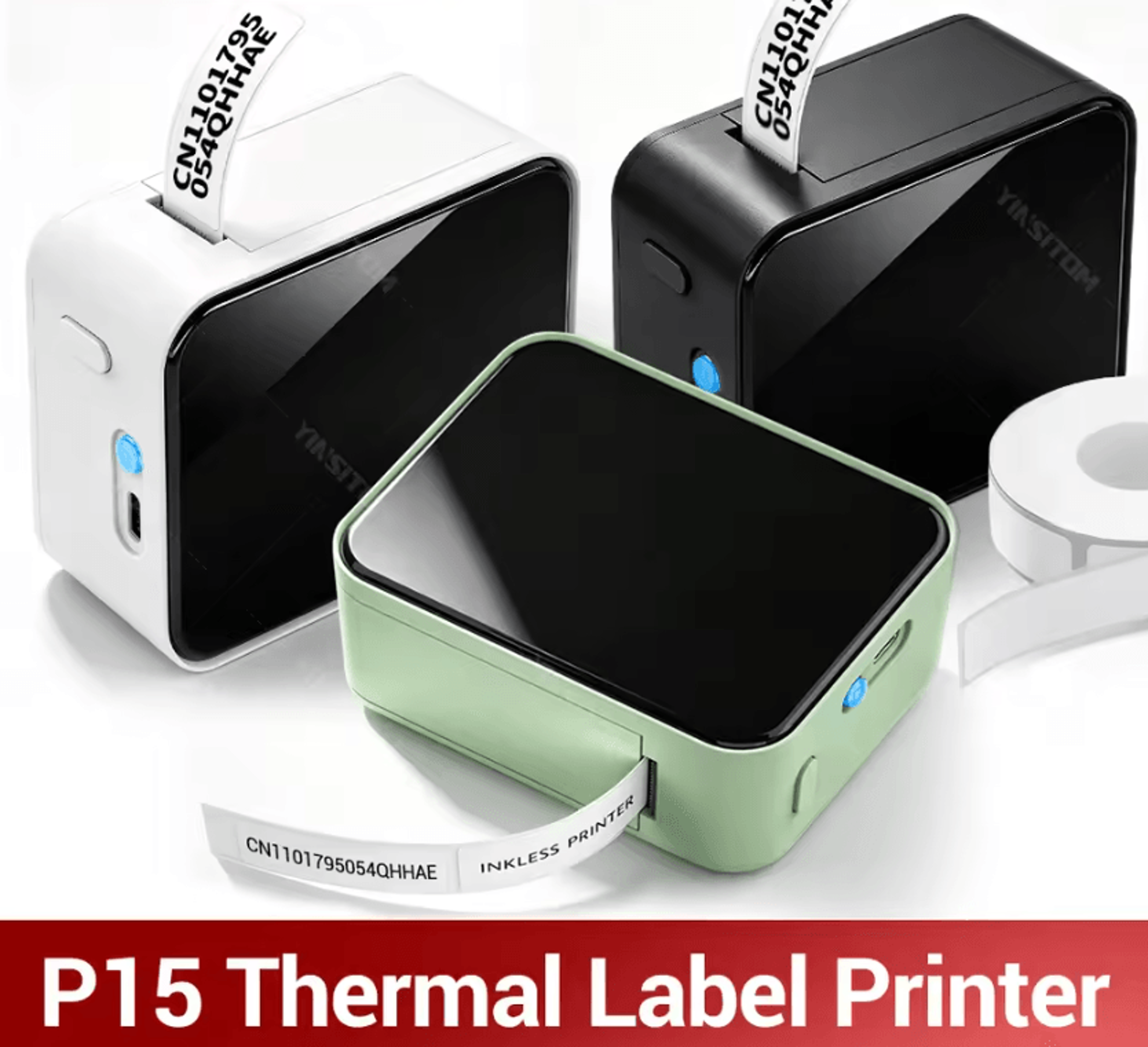 P15 QuickTag Mini Bluetooth Thermal Label Printer For Name Tags Price Labels And Organization 0