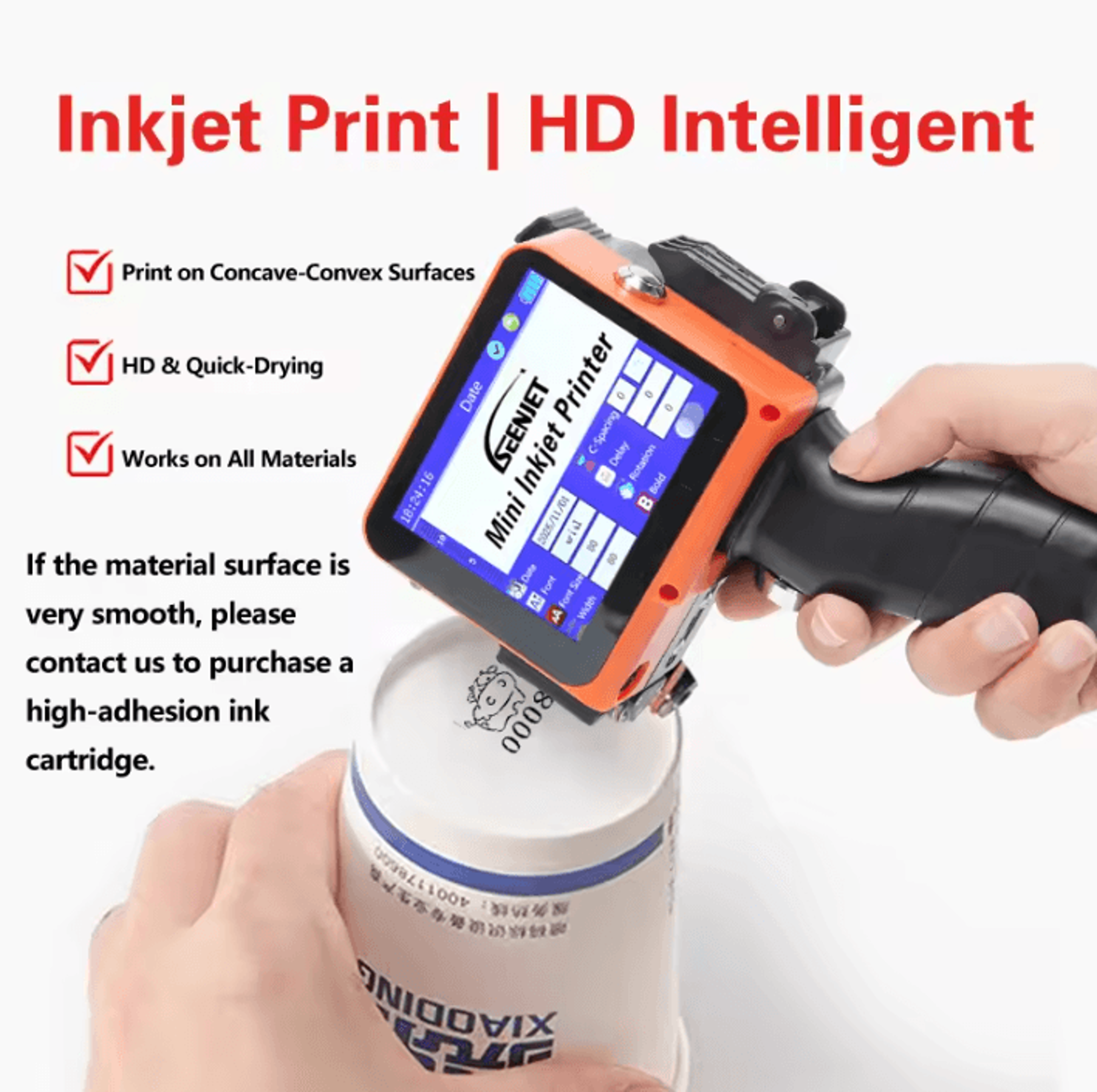 CodeStamp Pro Mini Handheld Inkjet Printer For Expiry Dates QR Codes And Product Packaging 2