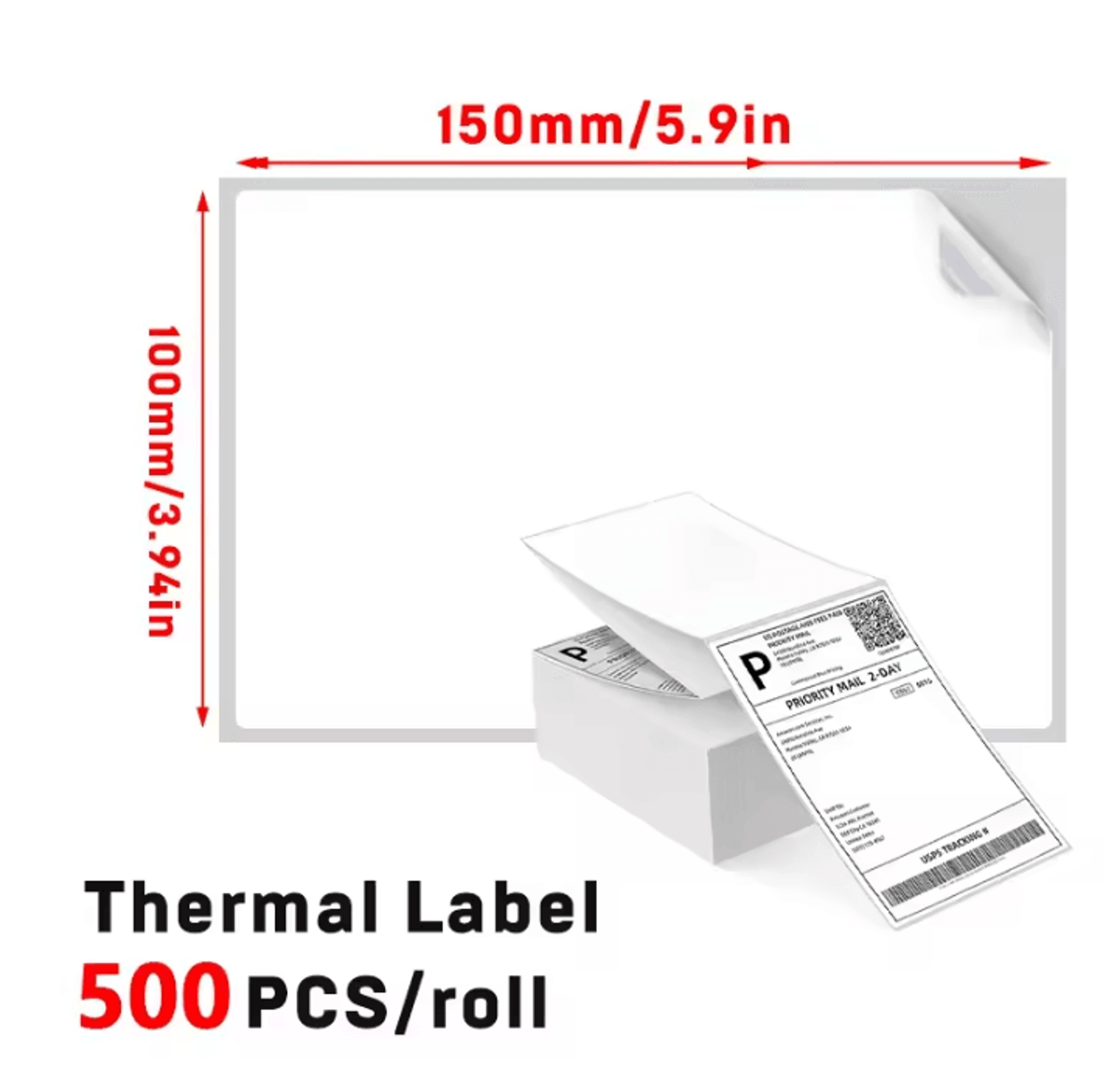 ShipSeal Pro 4x6 SelfAdhesive Thermal Shipping Labels For Barcode And Package Printing 7