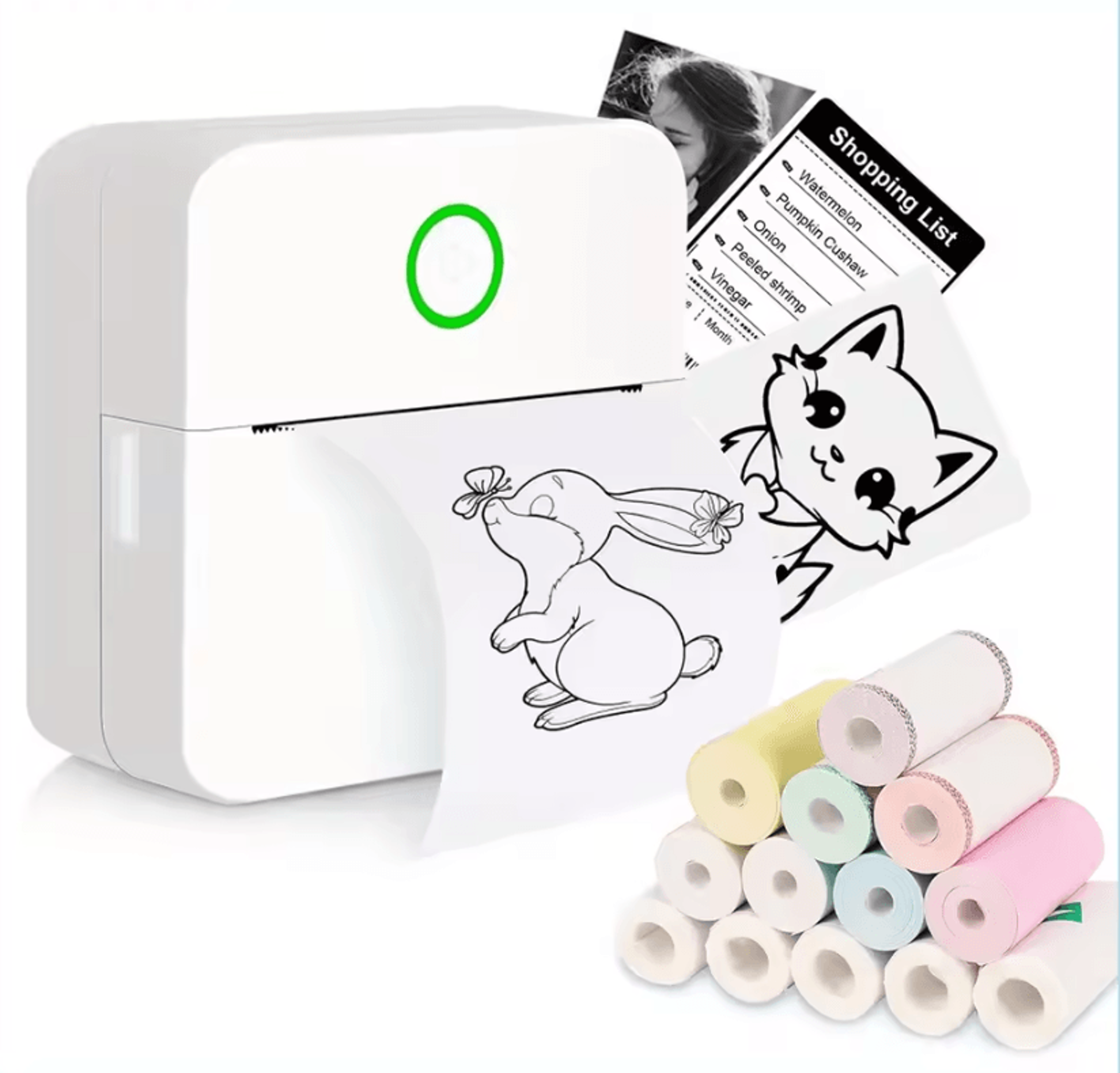 memosnap mini bluetooth pocket thermal printer for photos journals and notes