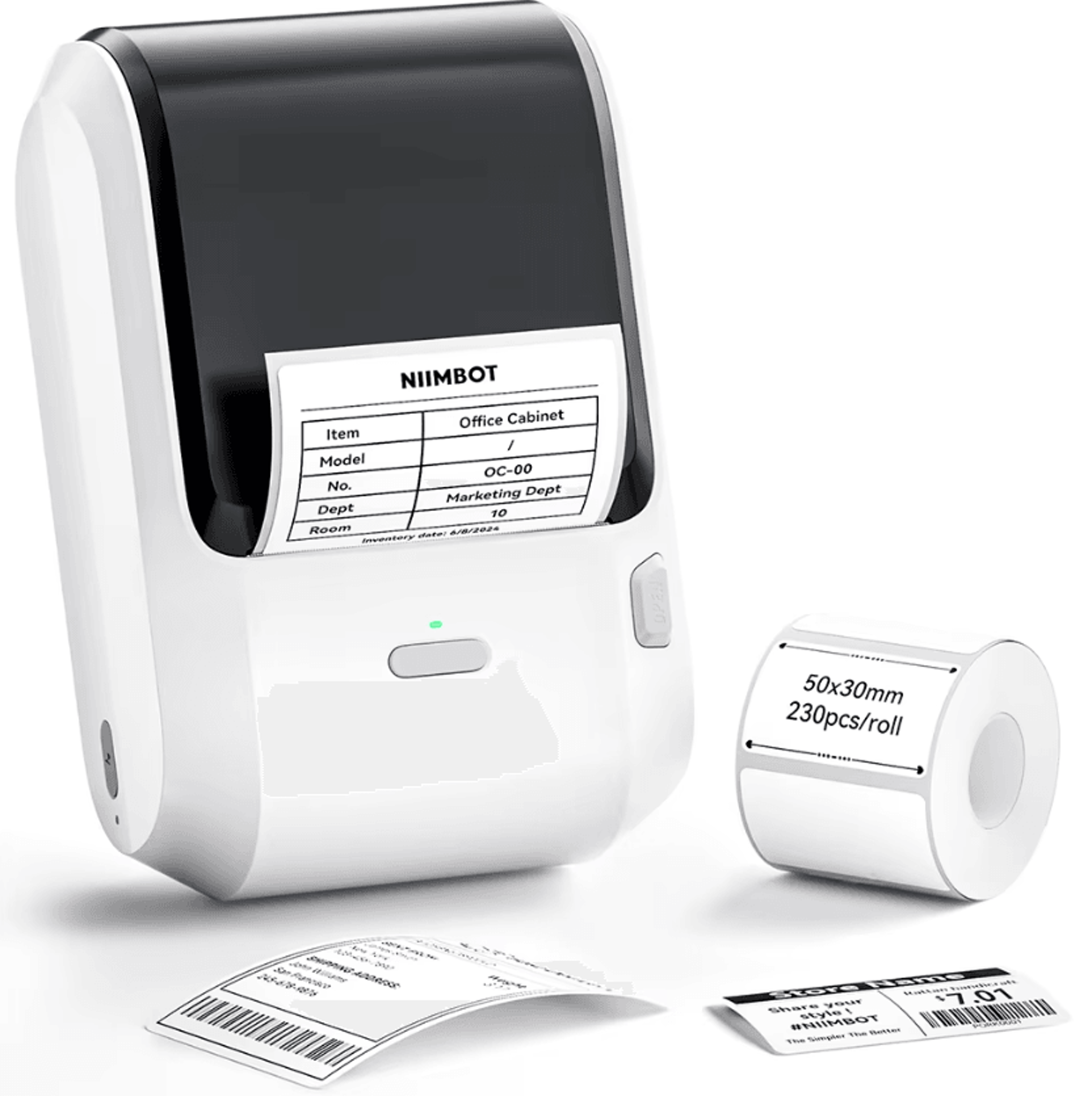 niimbot m3 luxetag thermal transfer label printer for jewelry perfume and retail businesses