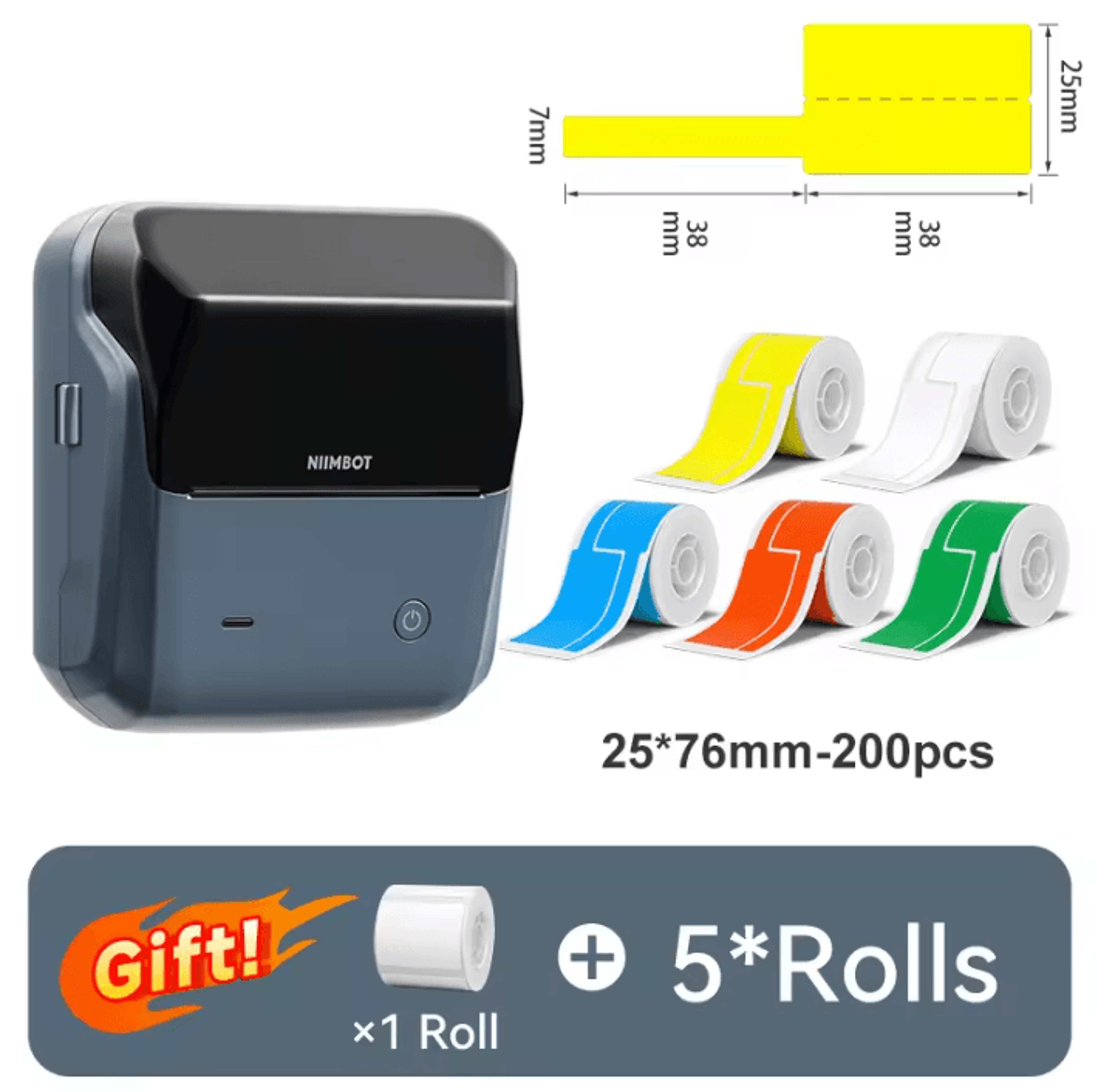 NIIMBOT B31 TagStream Wireless Thermal Label Printer For Clothing Jewelry And Retail Barcodes 12