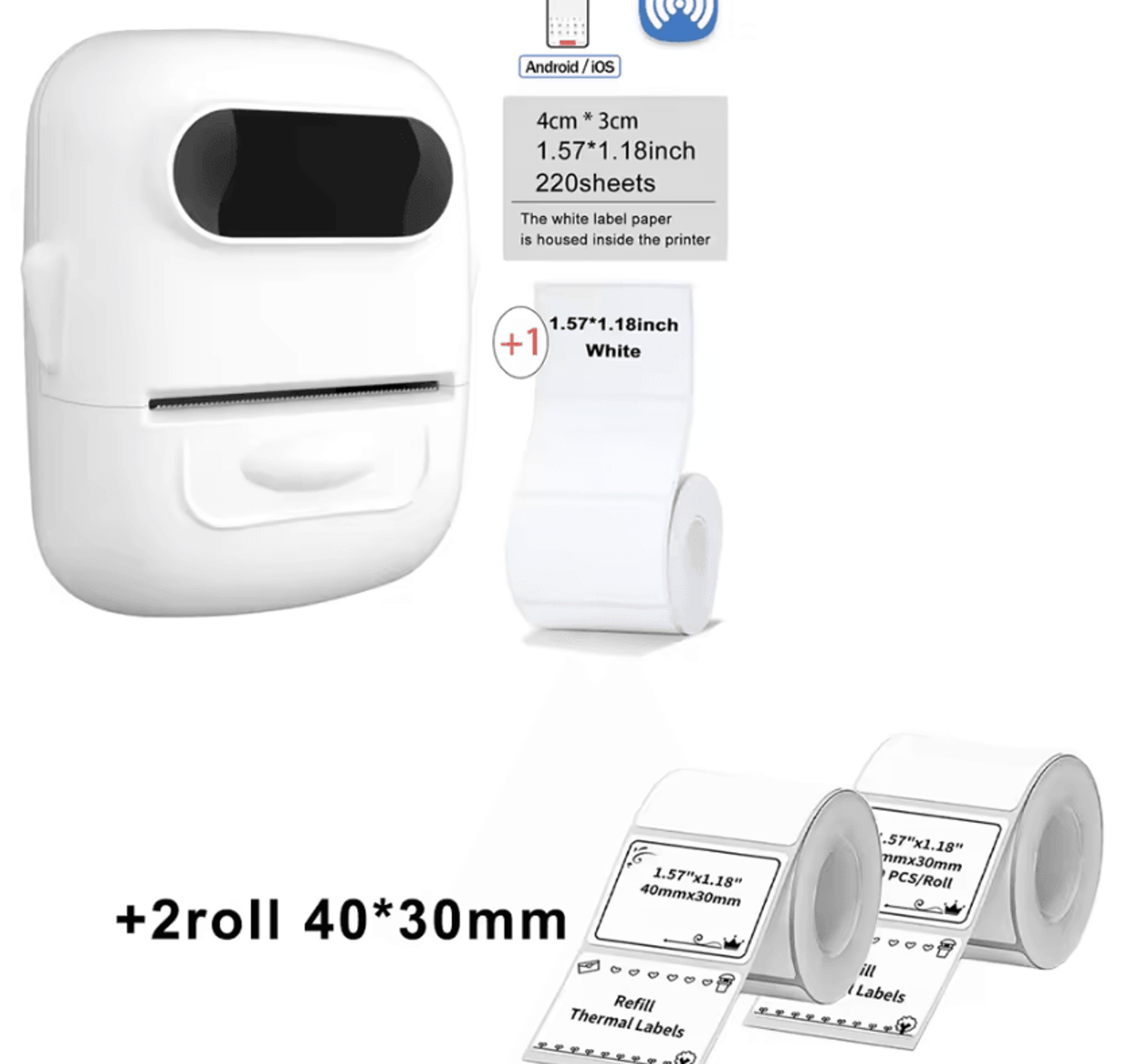 Marklife P50 LabelWorks Thermal Sticker Printer For Home Organization DIY Crafts And Business 8