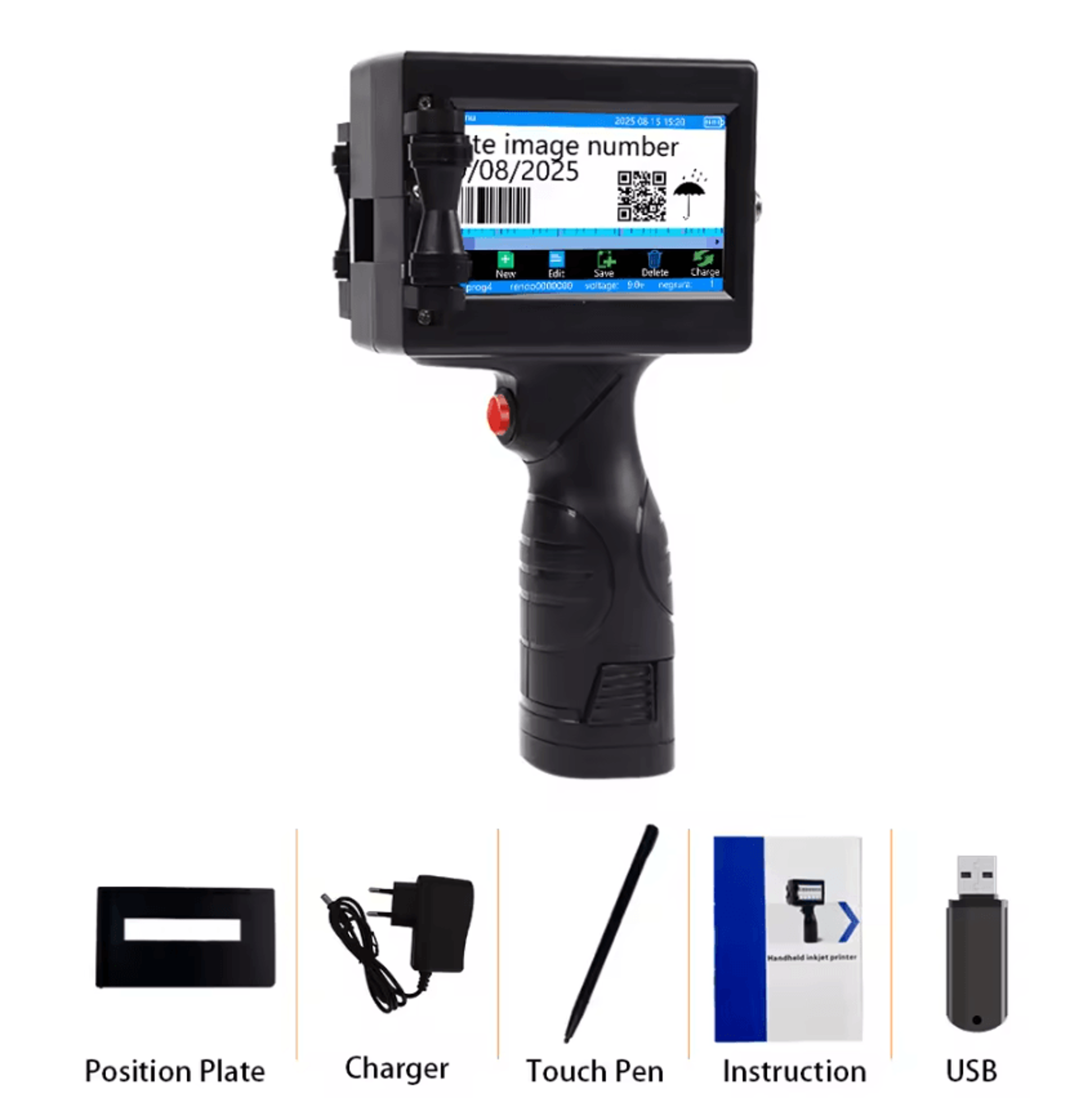 Portable Handheld Inkjet Printer For Date Coding Batch Numbers And Barcode Printing 5