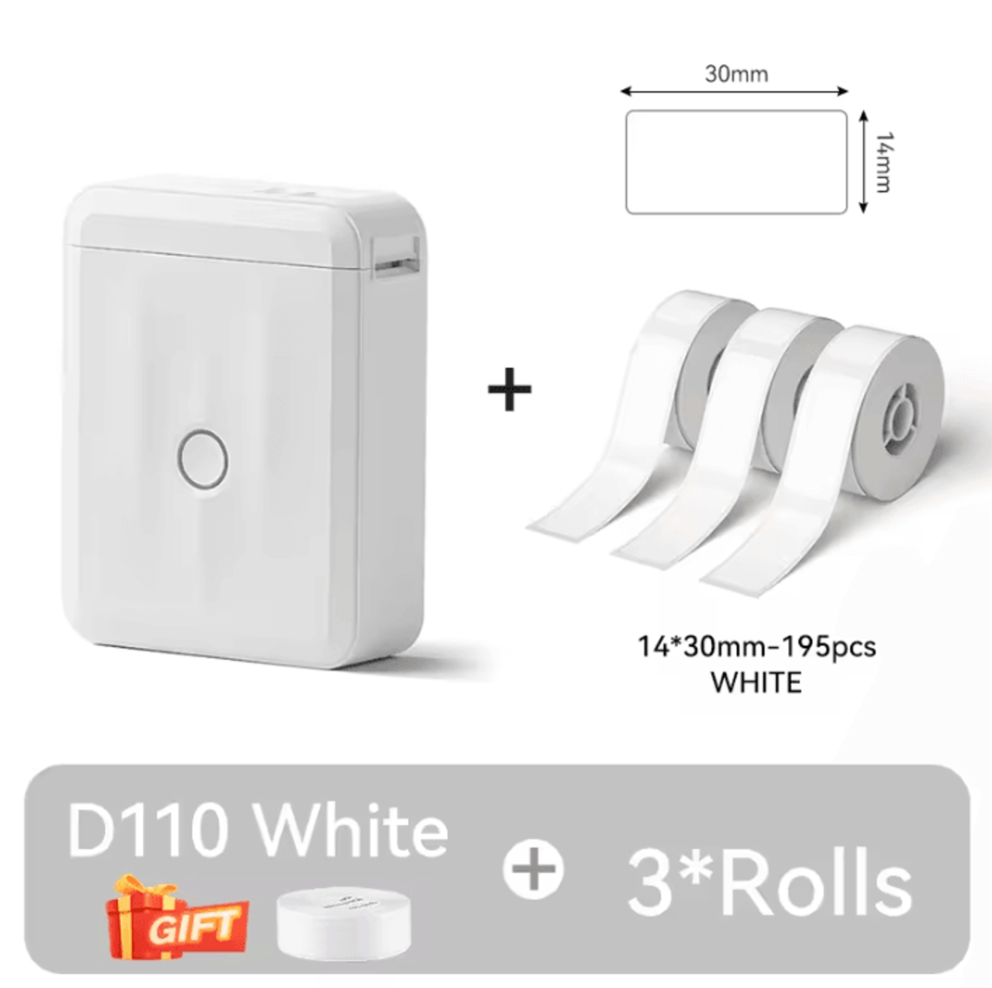 NIIMBOT D110 Mini Portable Thermal Label Printer SelfAdhesive Sticker Maker For Home Organization 8