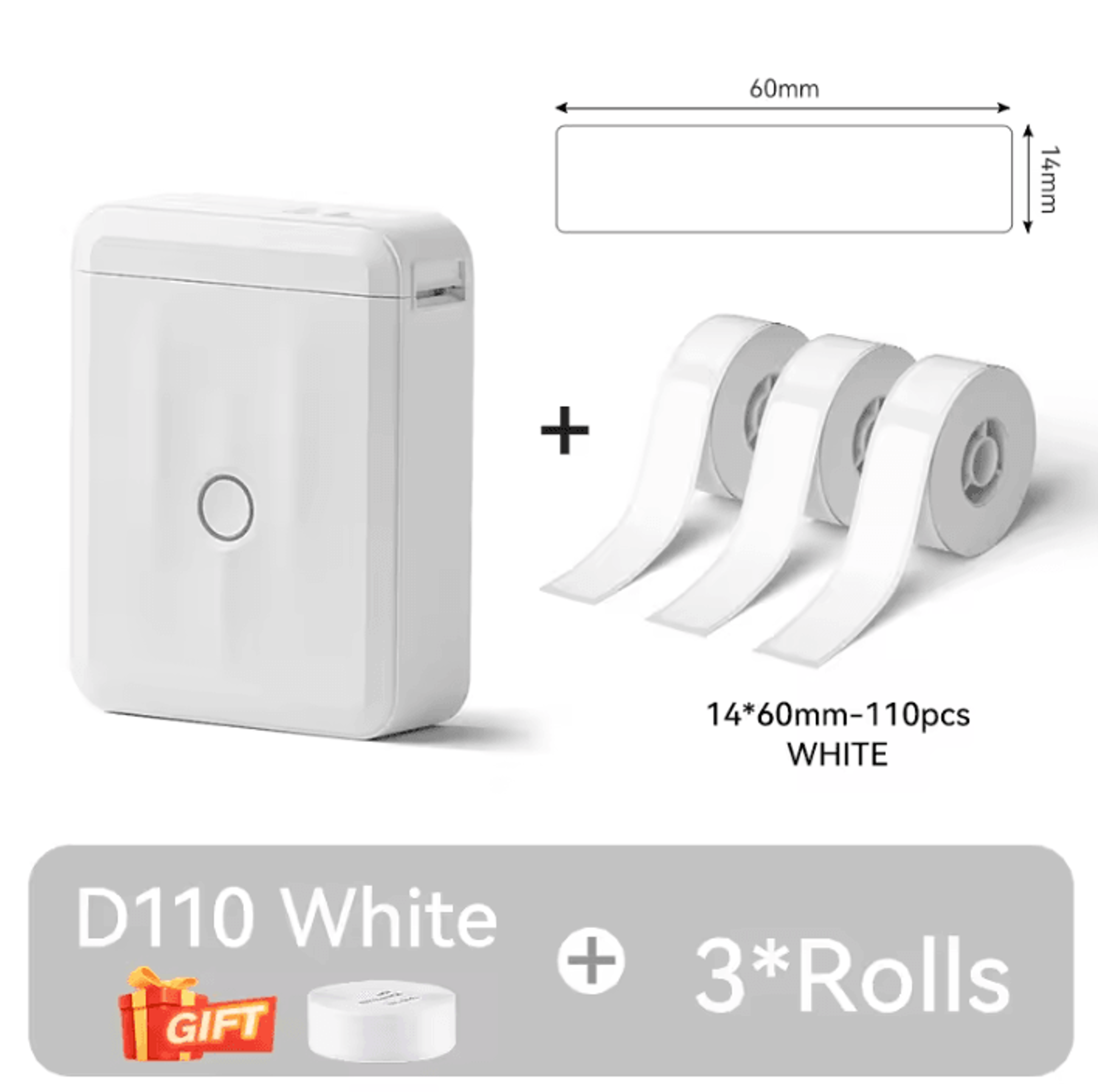 NIIMBOT D110 Mini Portable Thermal Label Printer SelfAdhesive Sticker Maker For Home Organization 14