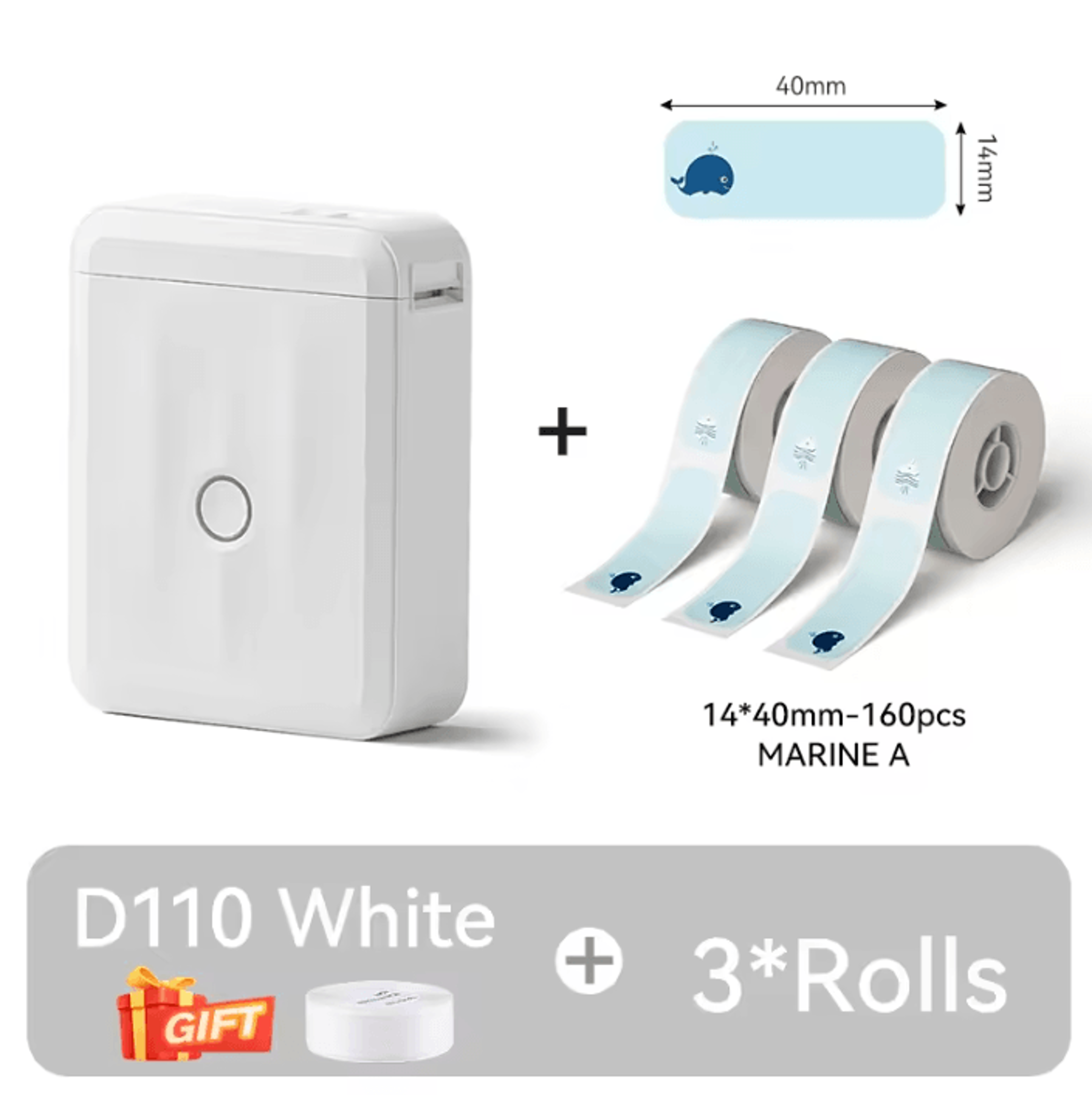 NIIMBOT D110 Mini Portable Thermal Label Printer SelfAdhesive Sticker Maker For Home Organization 20