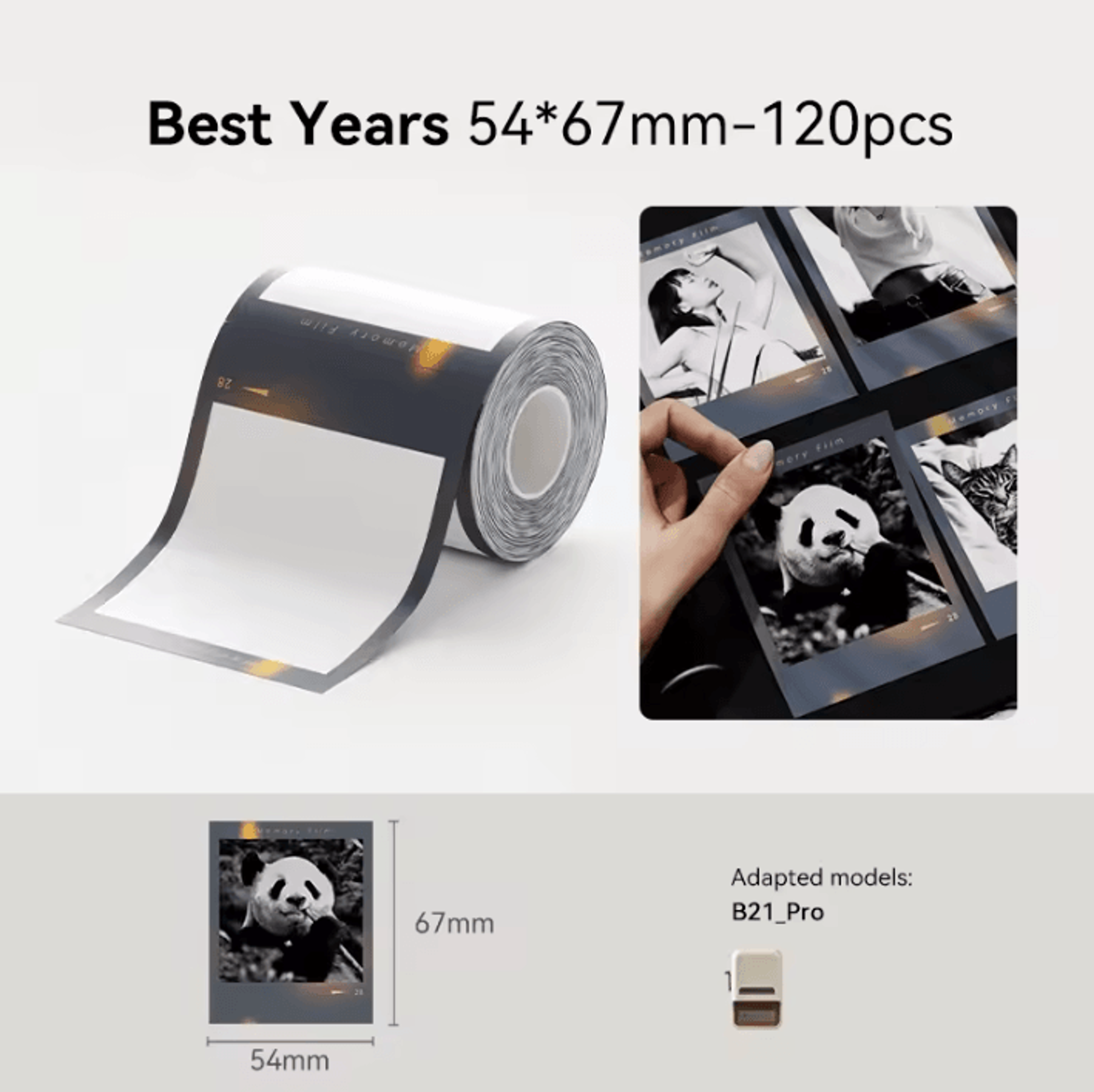 NIIMBOT B1 PRO 300DPI Bluetooth Thermal Label Printer Portable Wireless Sticker Maker 14