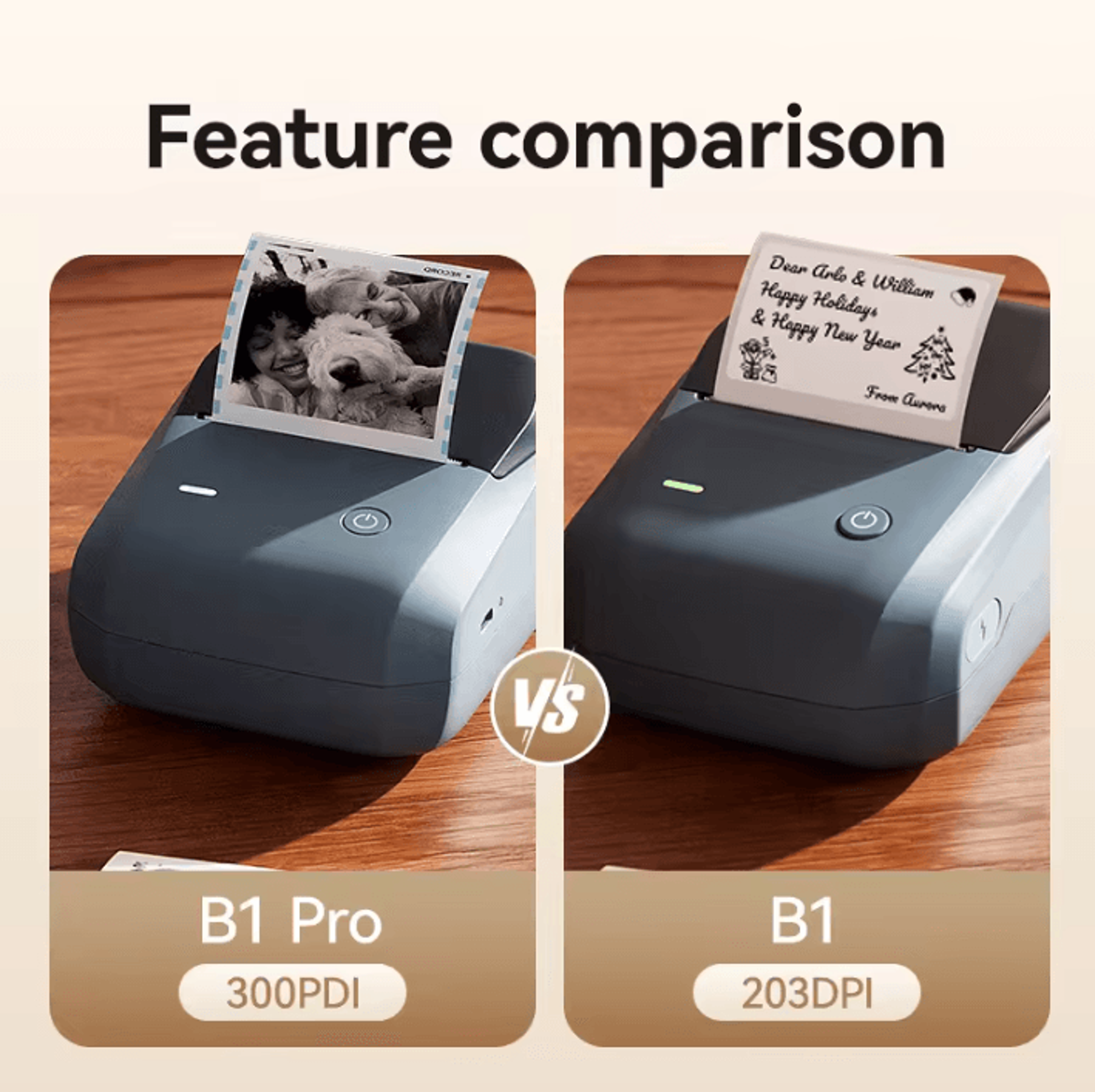 NIIMBOT B1 PRO 300DPI Bluetooth Thermal Label Printer Portable Wireless Sticker Maker 1