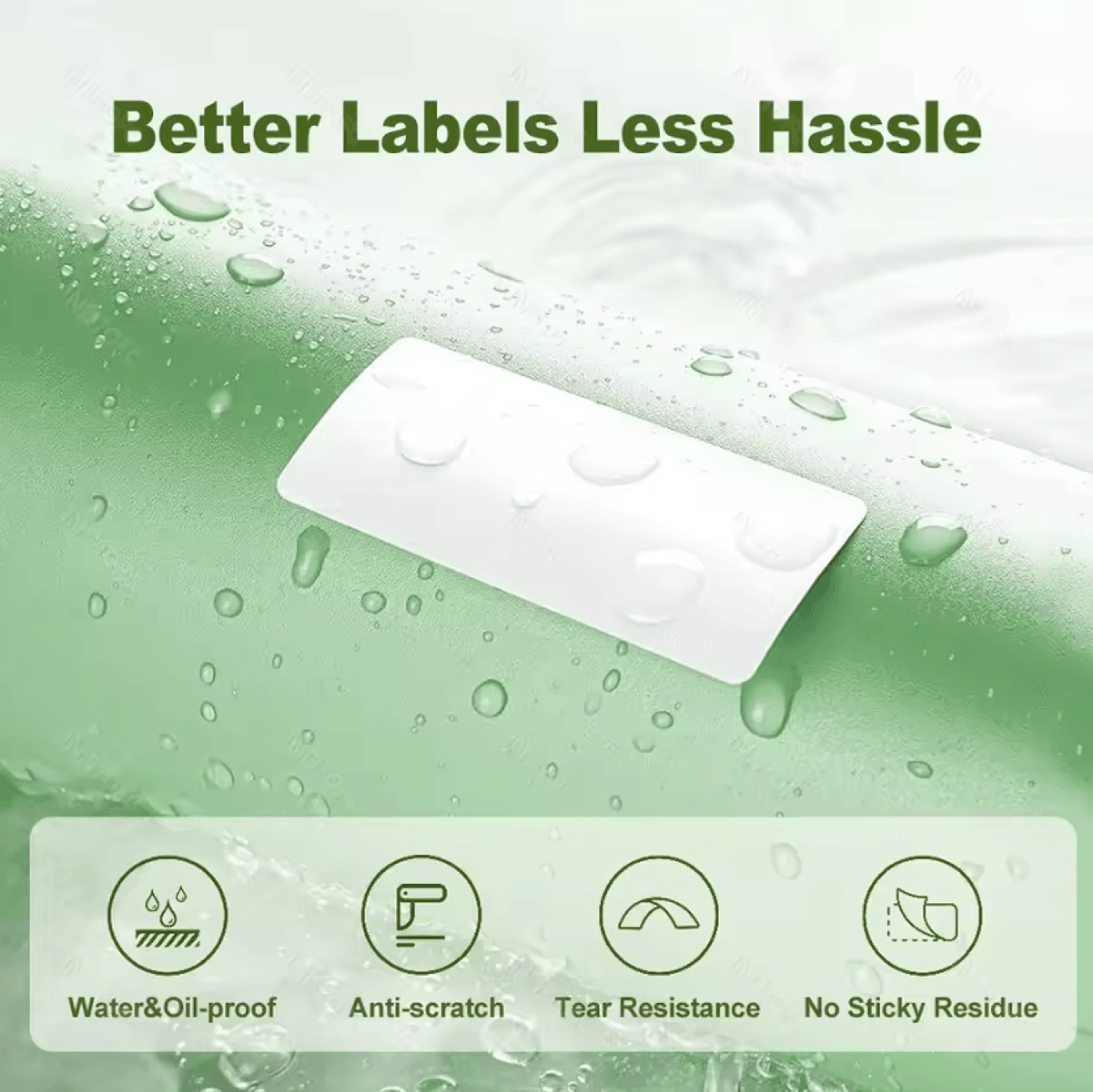 Marklife P15 Wireless Bluetooth Thermal Label Printer With White And Transparent Sticker Options 3