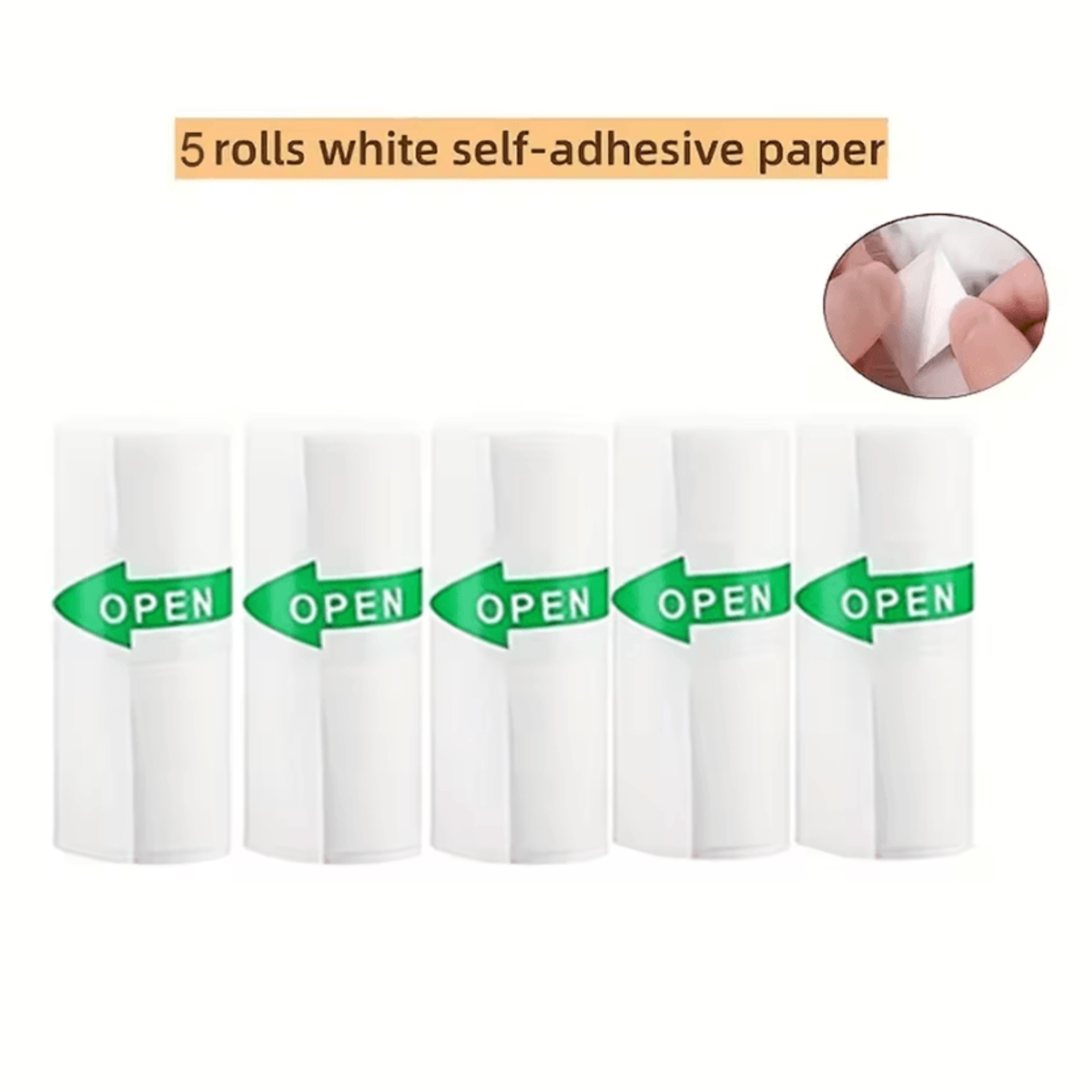 Mini Pocket Thermal Printer Wireless Inkless Sticker And Label Maker For Android IOS 8