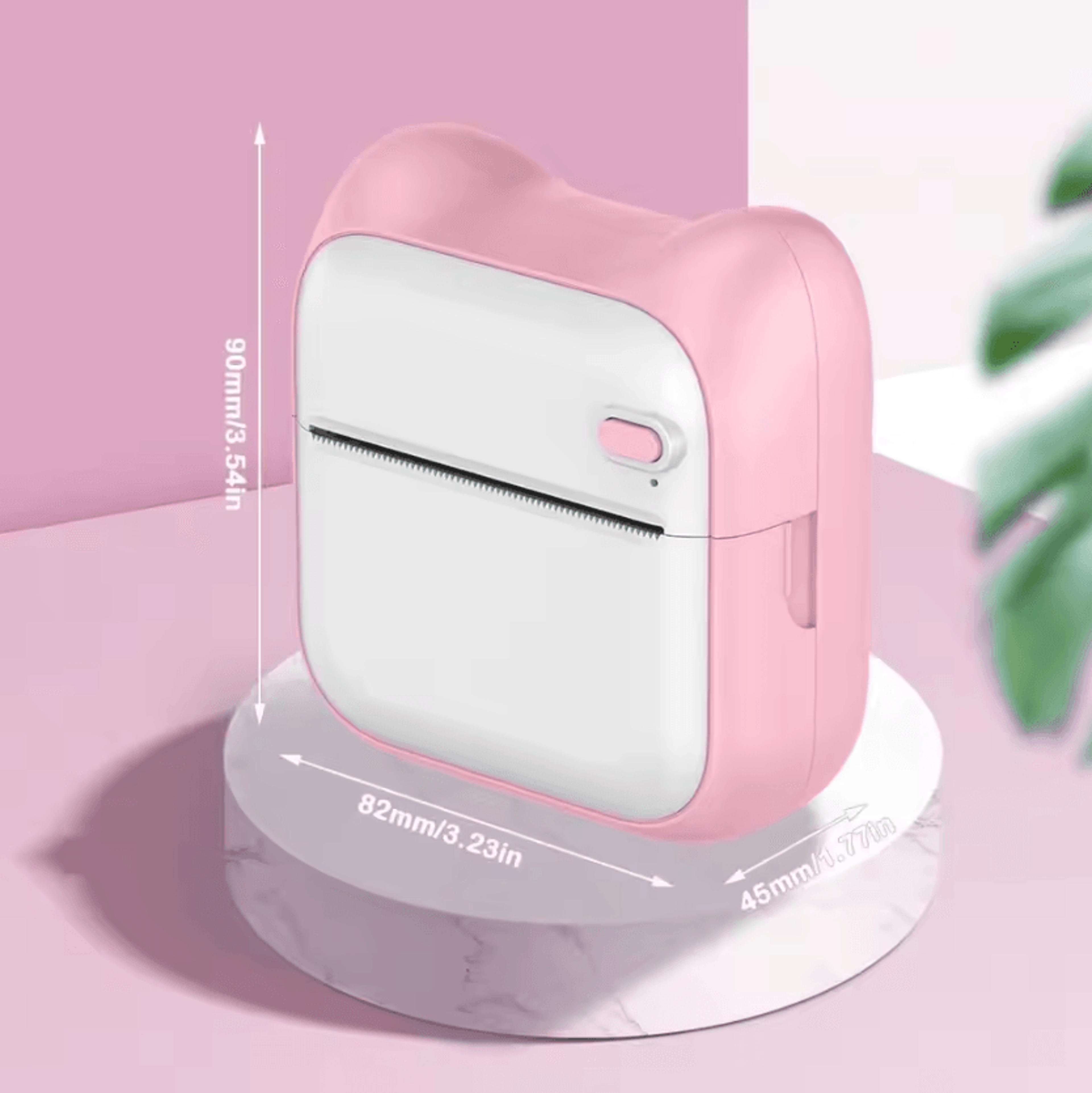Mini Pocket Thermal Printer Wireless Inkless Sticker And Label Maker For Android IOS 1