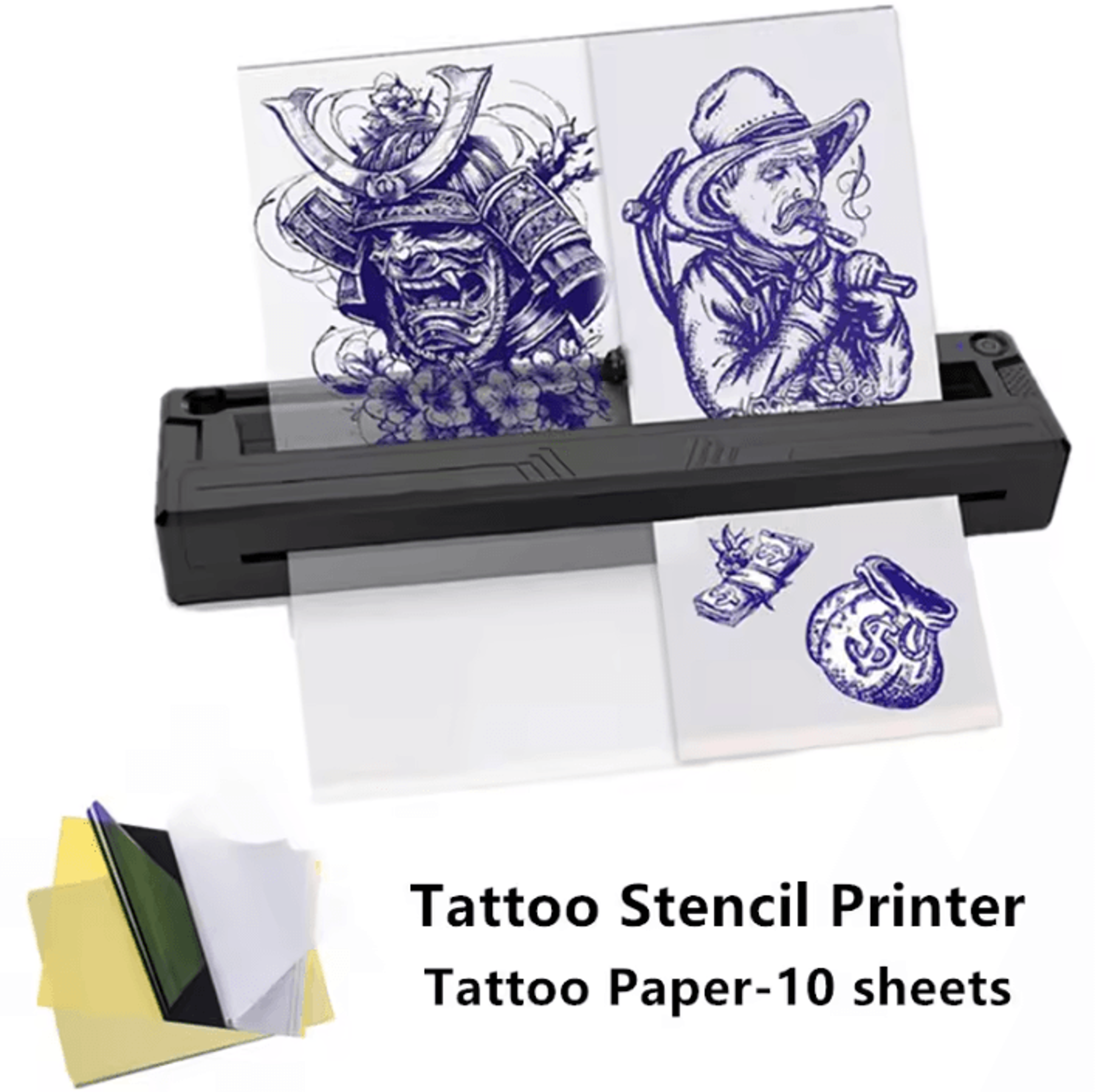 Wireless Bluetooth Tattoo Stencil Printer Portable Thermal Transfer Machine For Beginners And Artis 5