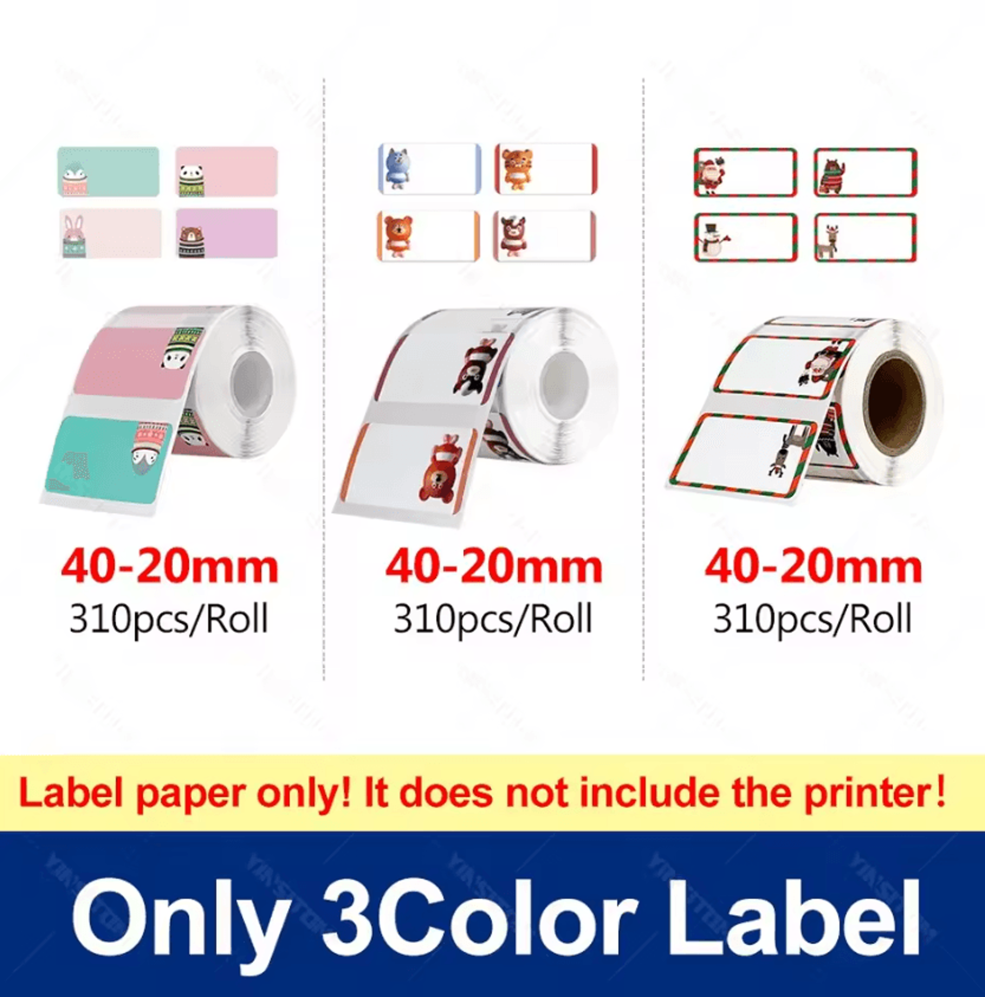 YINSITOM 2050mm Wireless Bluetooth Label Printer Mini Thermal Barcode And Price Sticker Maker 10