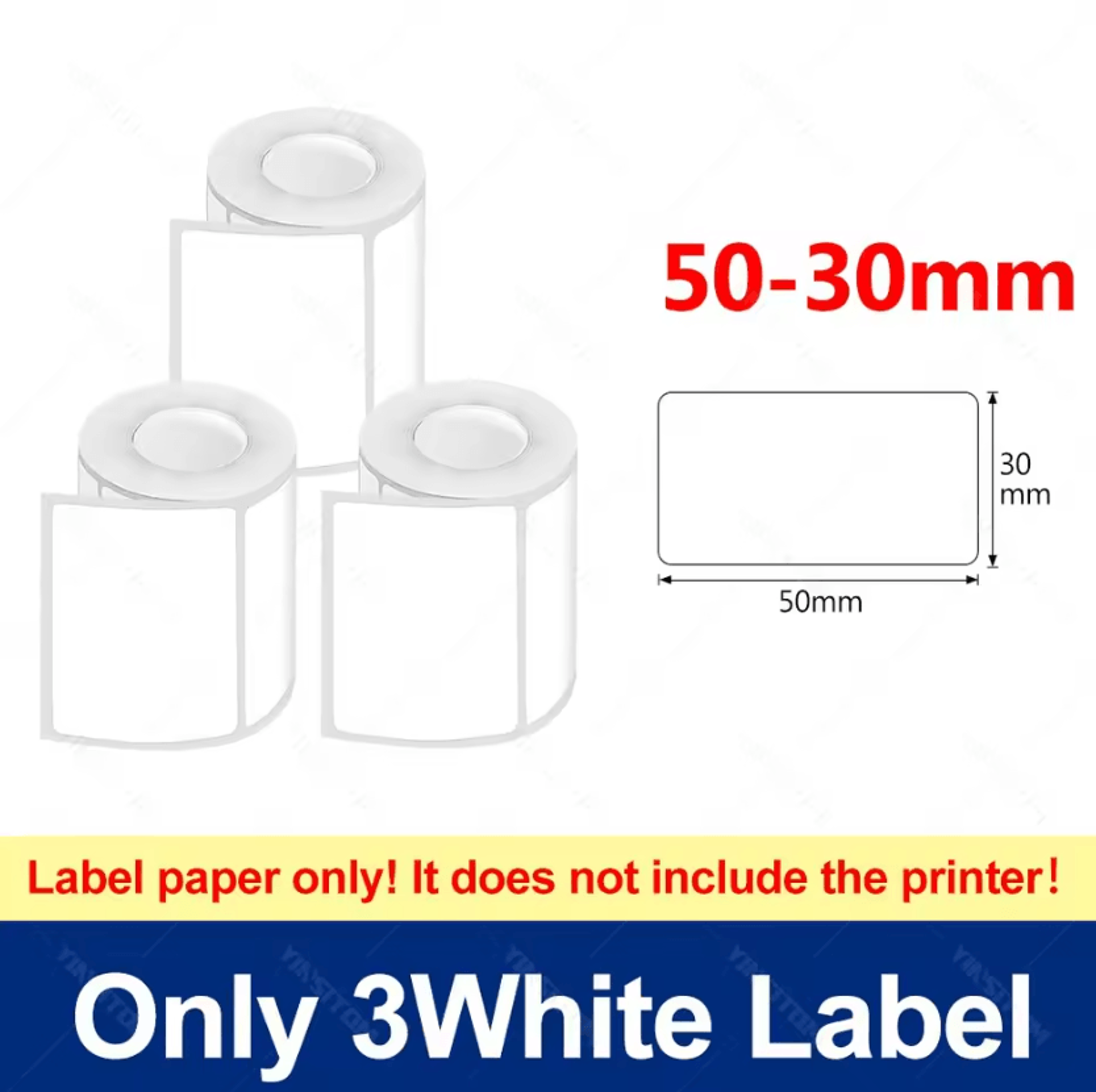 YINSITOM 2050mm Wireless Bluetooth Label Printer Mini Thermal Barcode And Price Sticker Maker 5