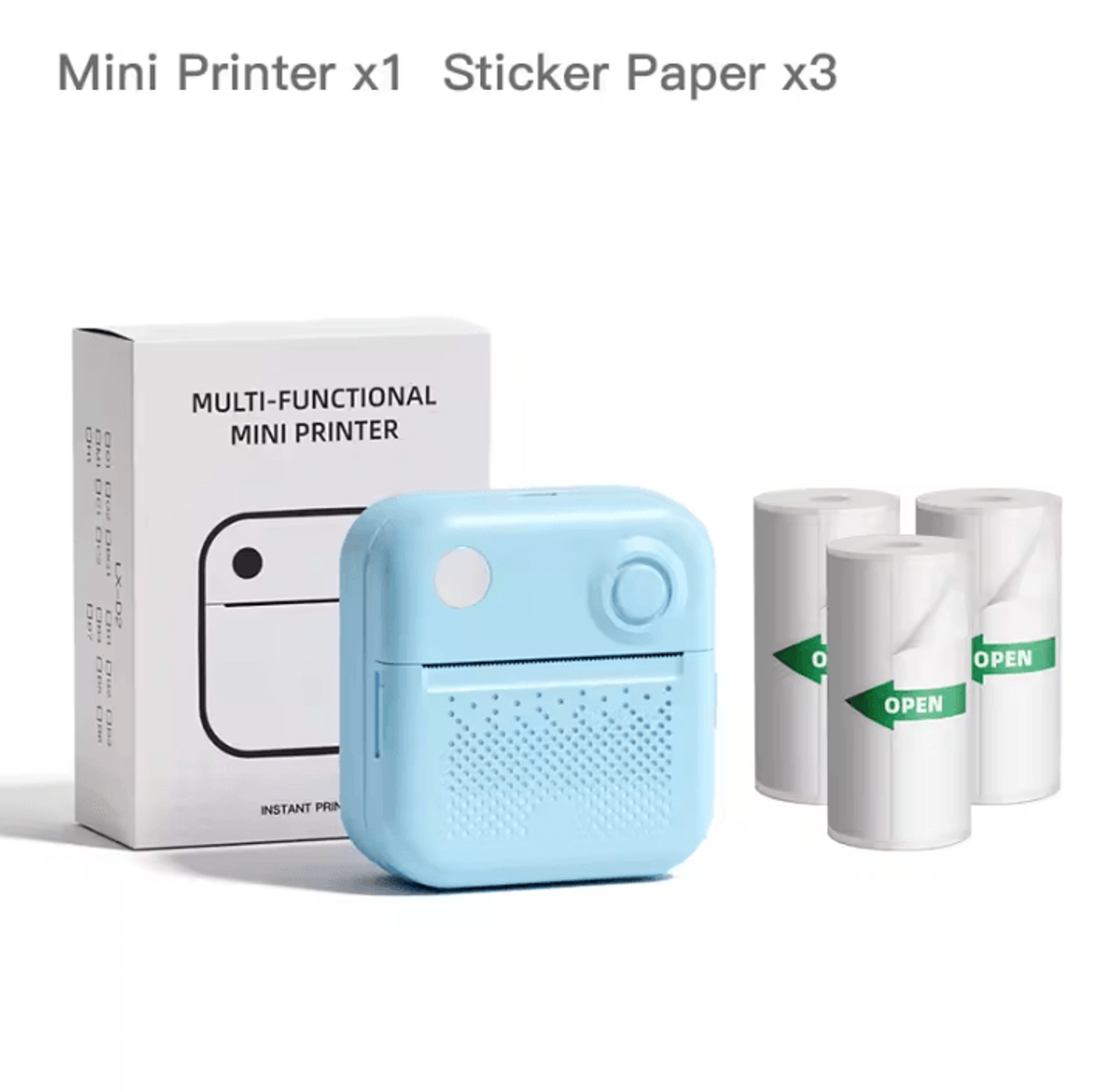 Dolewa D3 Mini Portable Thermal Printer For Photos Notes And Sticker Label Printing 8