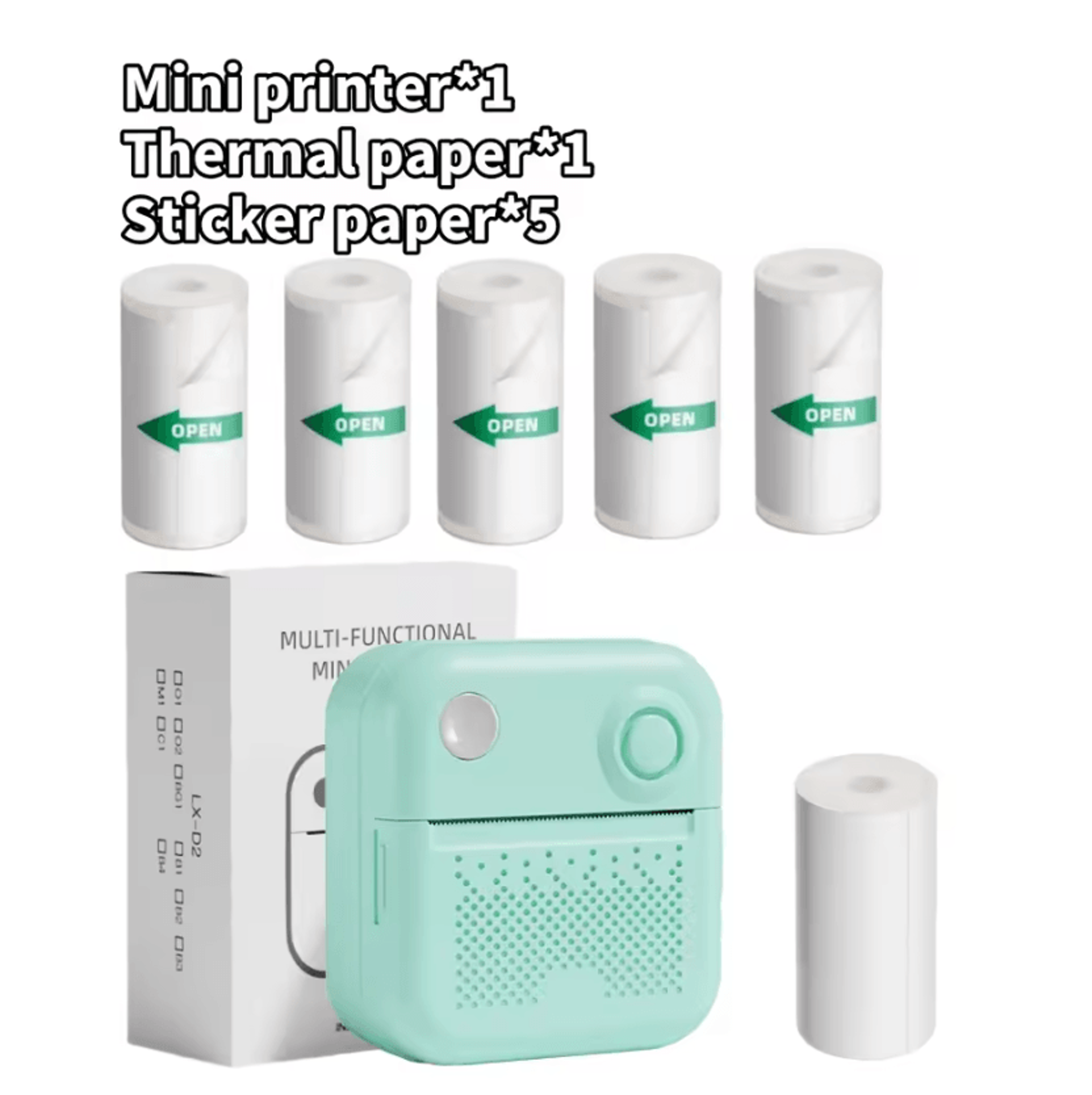 Dolewa D3 Mini Portable Thermal Printer For Photos Notes And Sticker Label Printing 12