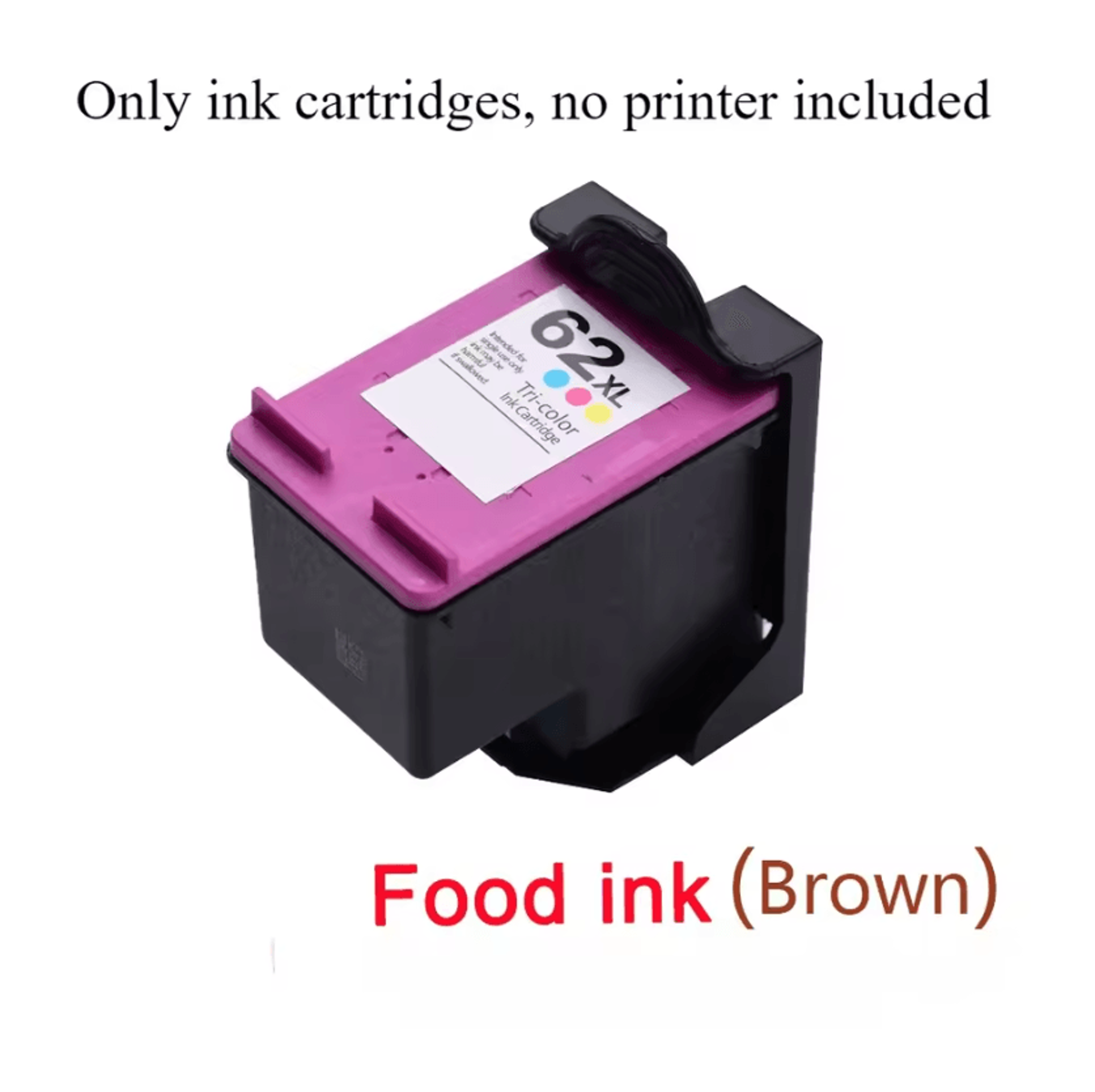 Kongten Mbrush Mini Printer Ink Cartridge Black Brown Replacement For Handheld Logo Printing 7