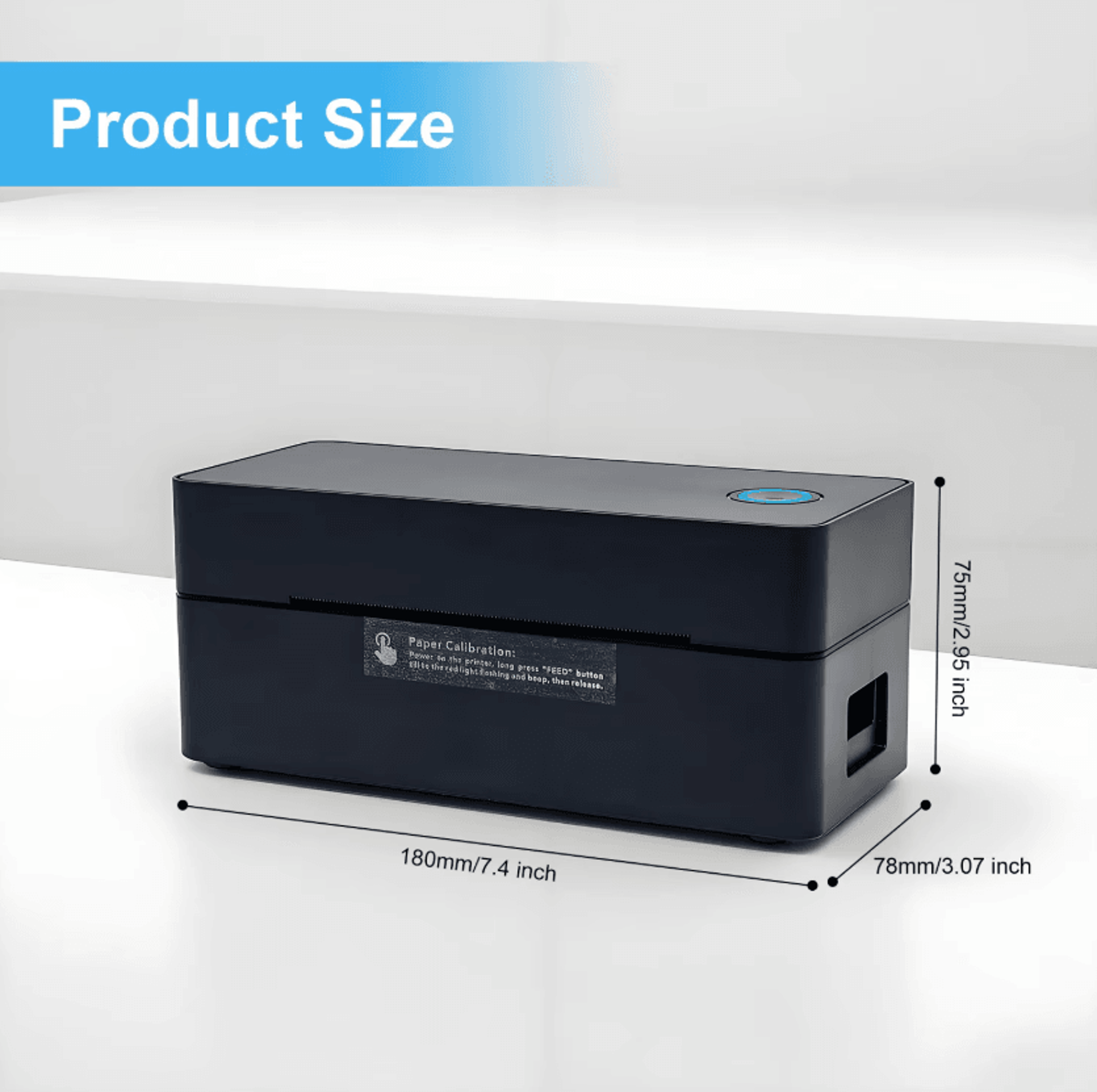 4x6 Bluetooth Thermal Shipping Label Printer 203DPI HighSpeed USB Label Maker For Small Business 3