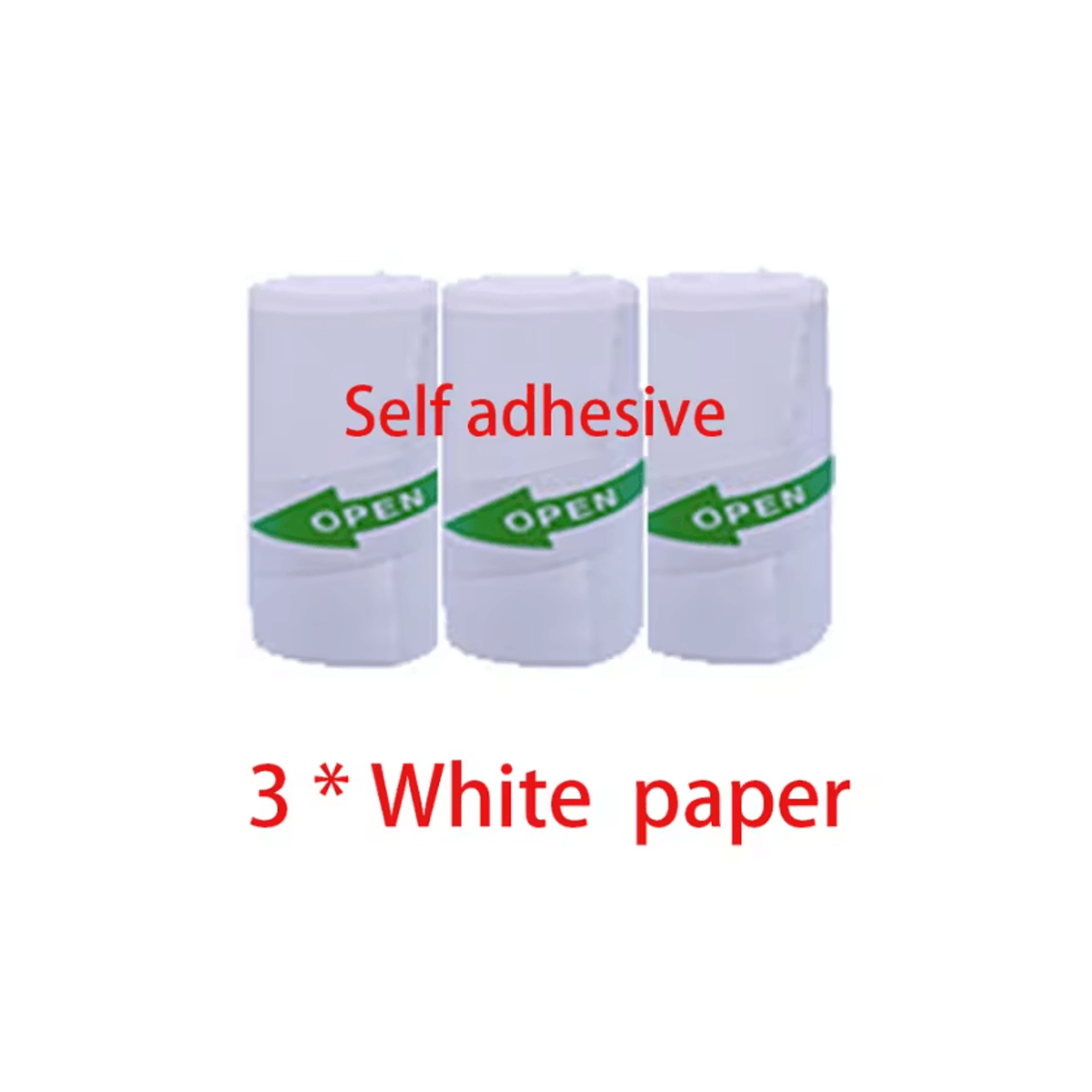 57mm SelfAdhesive Thermal Printer Paper Roll For Mini Pocket Printers And Sticker Makers 5