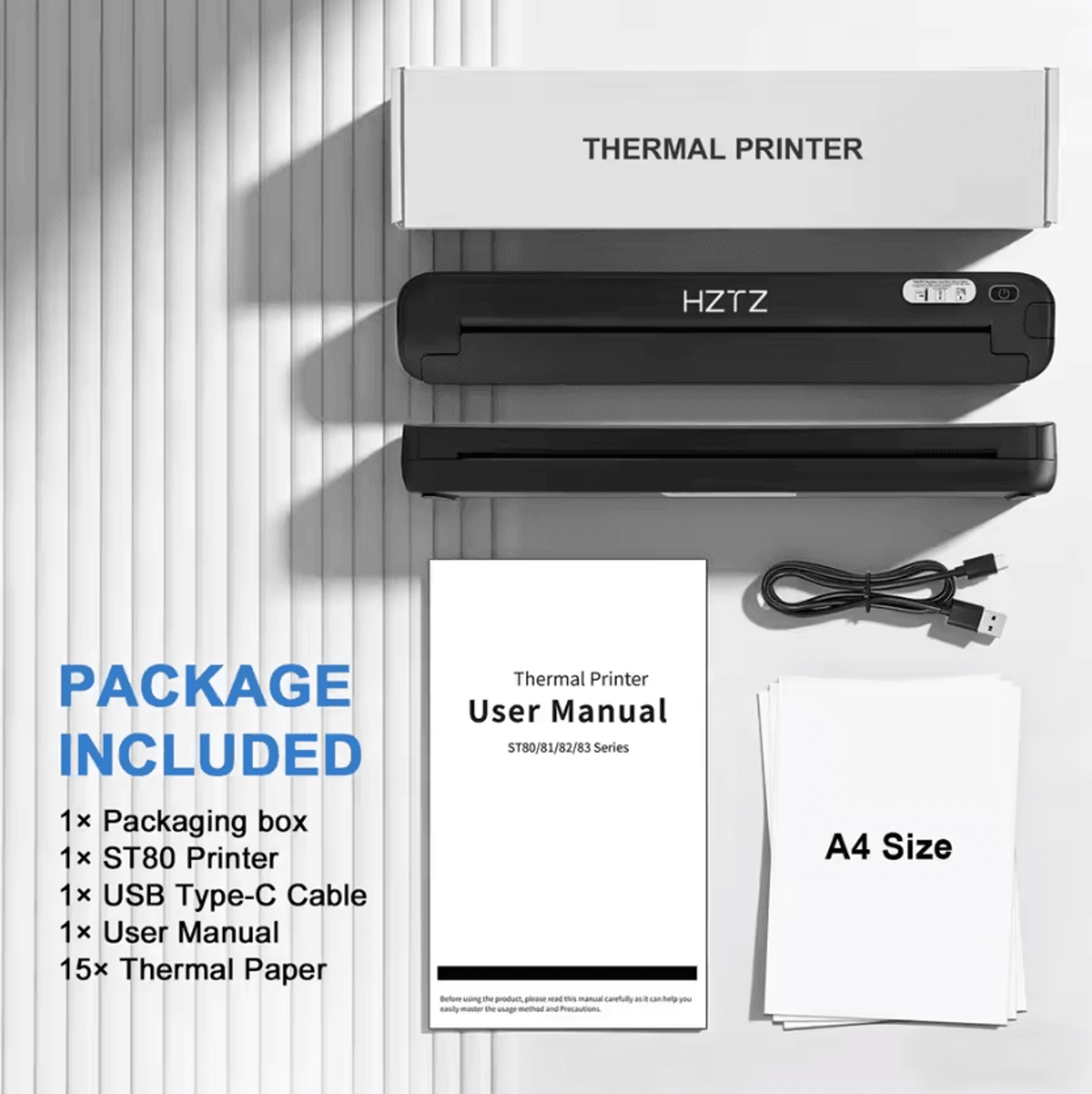 ST80 Wireless Tattoo Stencil Printer 203DPI A4 Thermal Transfer Machine For Phone And PC 6