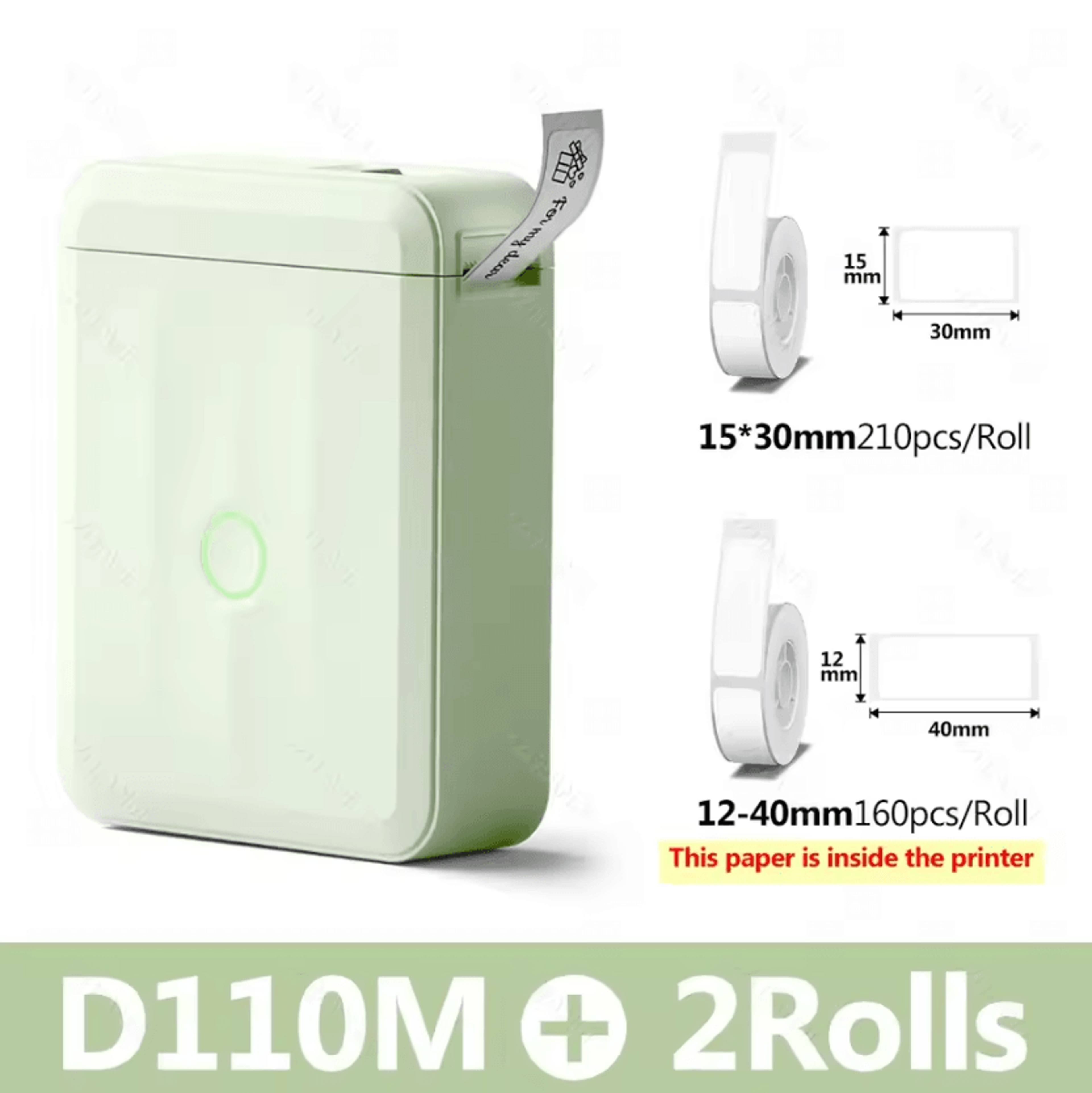 NIIMBOT D110 Smart Mini Thermal Label Printer Portable Pocket Sticker Maker For Home And Office 12