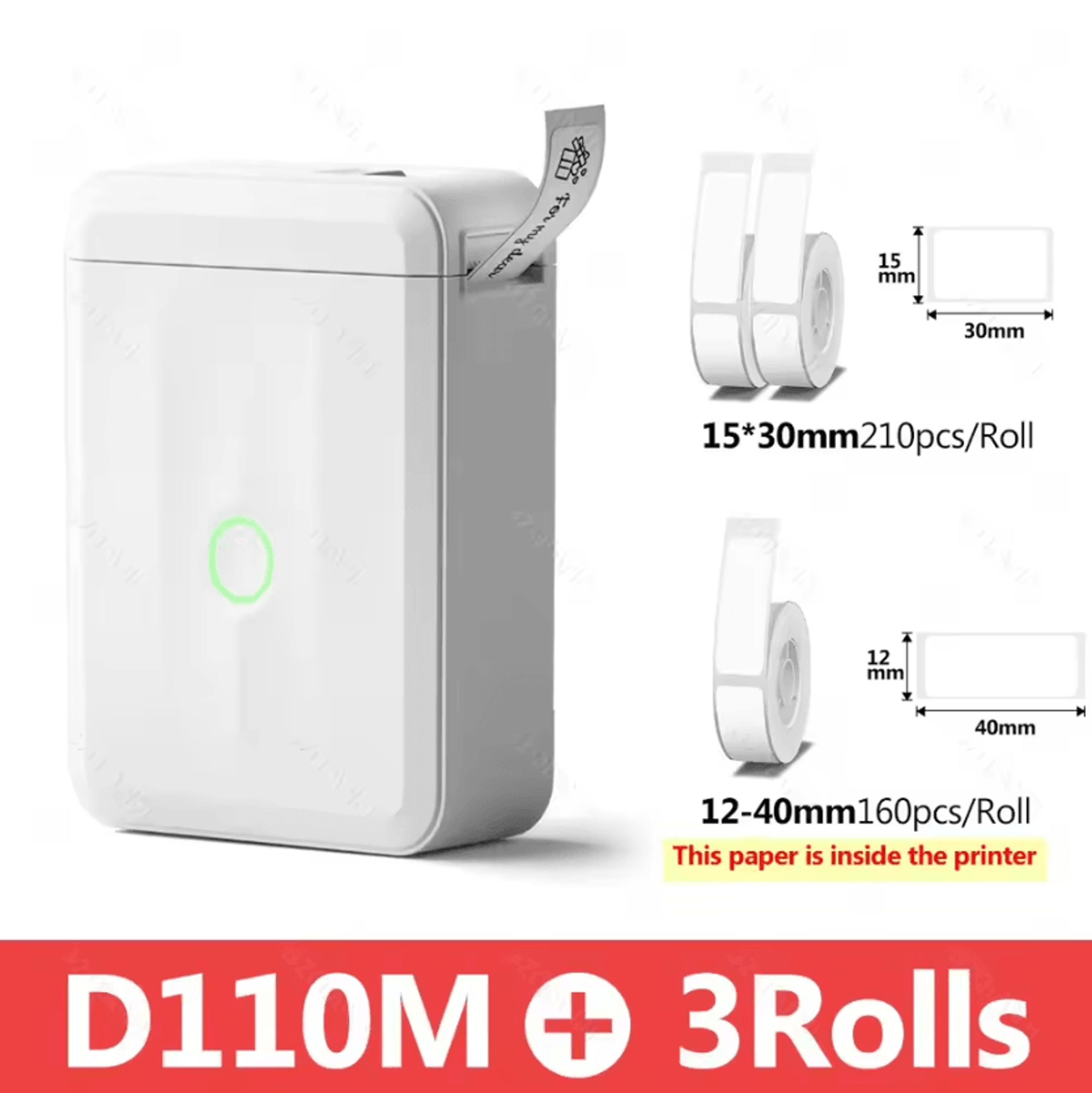 NIIMBOT D110 Smart Mini Thermal Label Printer Portable Pocket Sticker Maker For Home And Office 11