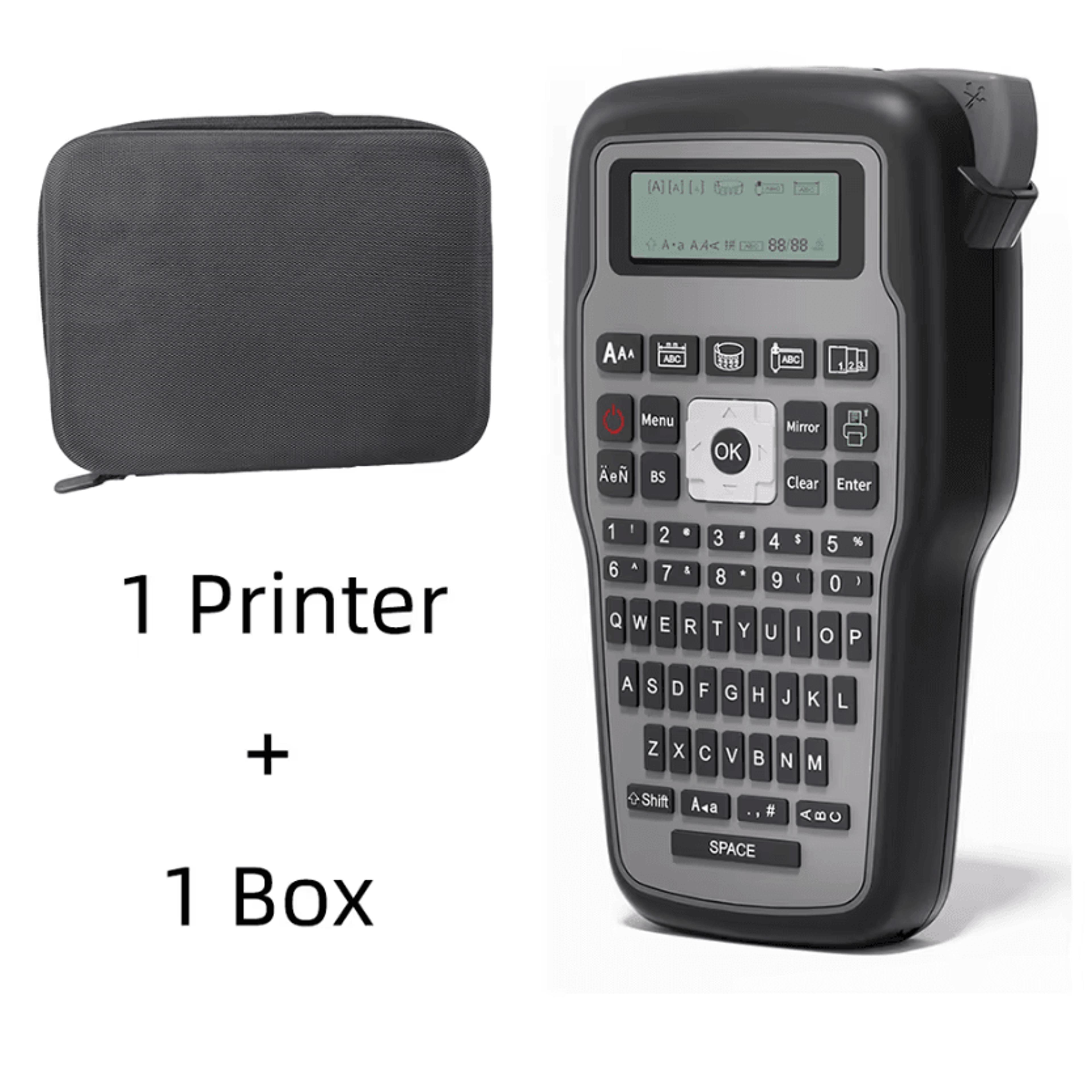 E1000PRO 203DPI Handheld Label Printer Portable Industrial Label Maker For TZe231 And HeatShrink Tu 7