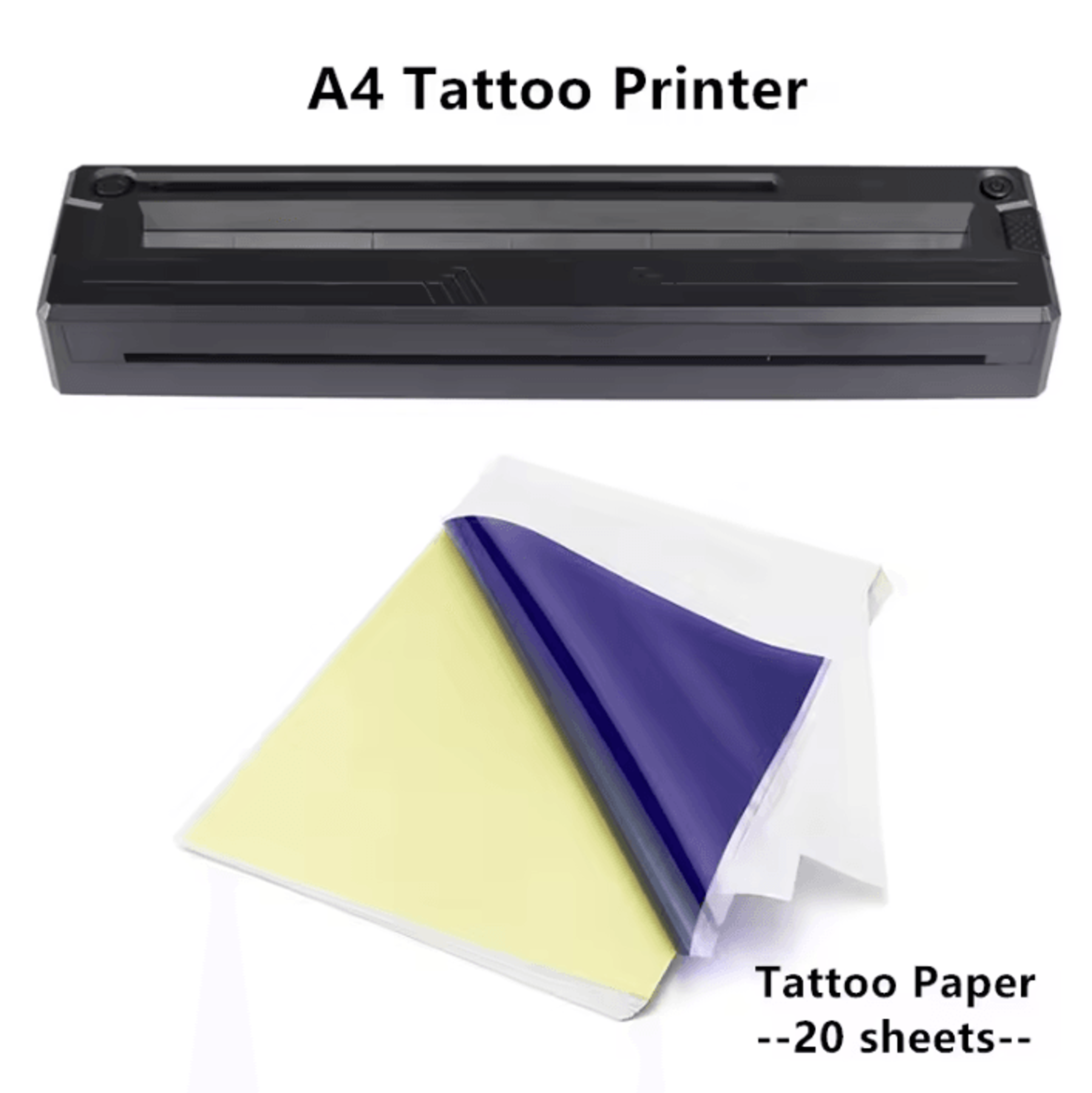 Portable A4 Bluetooth Tattoo Stencil Printer Wireless Thermal Transfer Machine For Artists And Begi 5