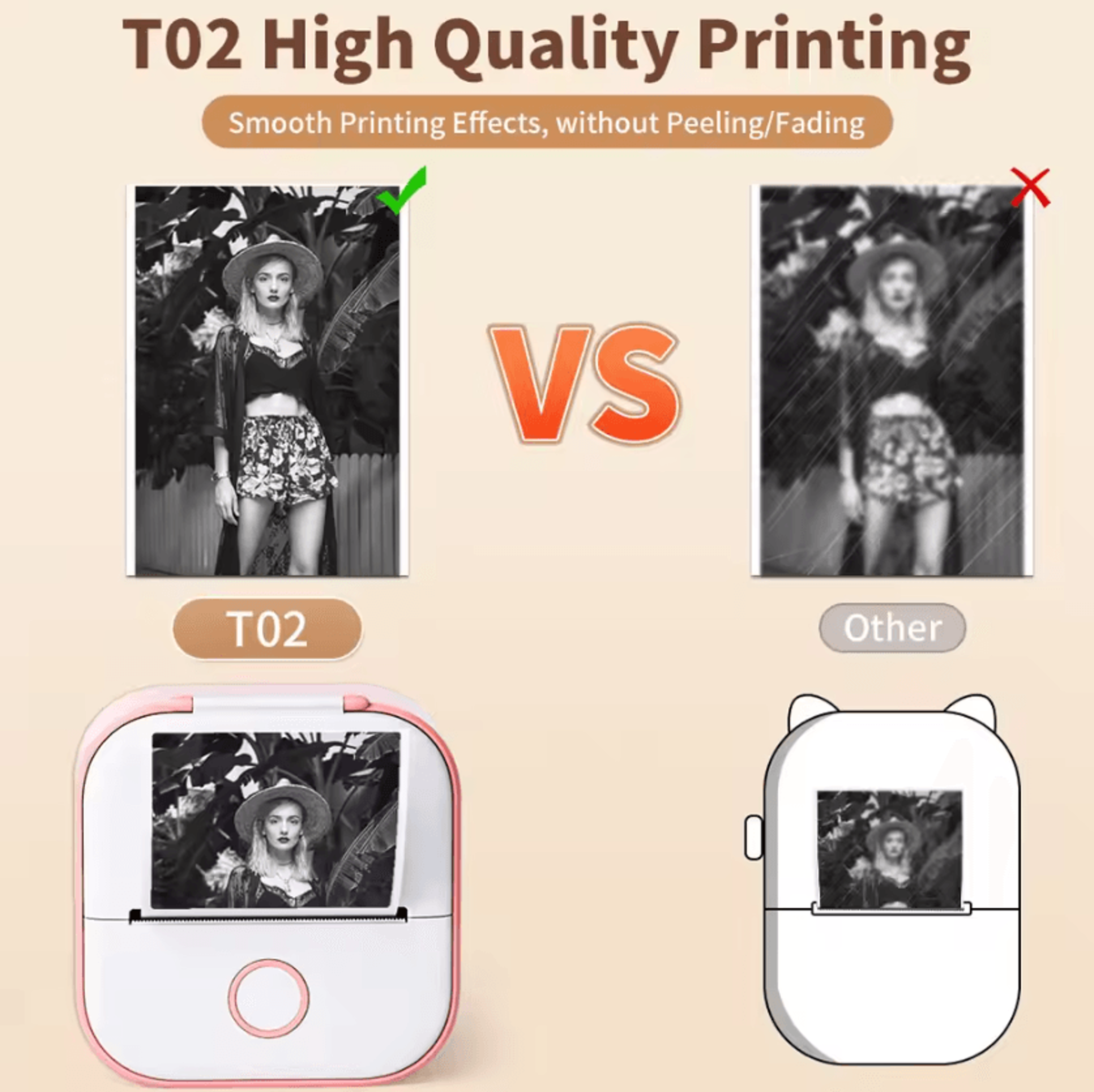Phomemo T02 Mini Wireless Thermal Printer Portable Pocket Sticker Maker For Journals And Labels 3