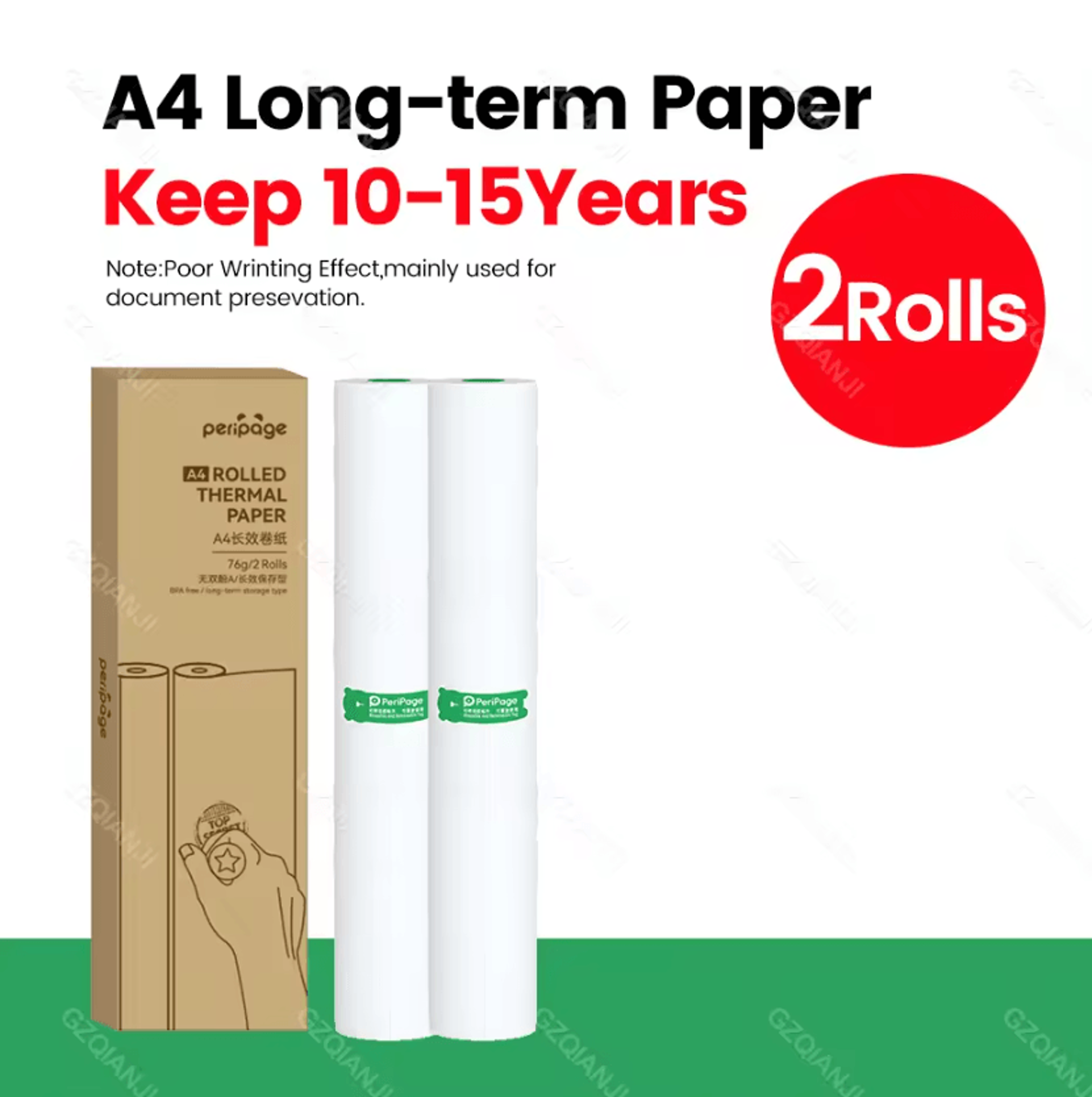 PeriPage A4 Thermal Printer Paper QuickDry LongLasting Folded And Roll Paper For A40 Printer 8