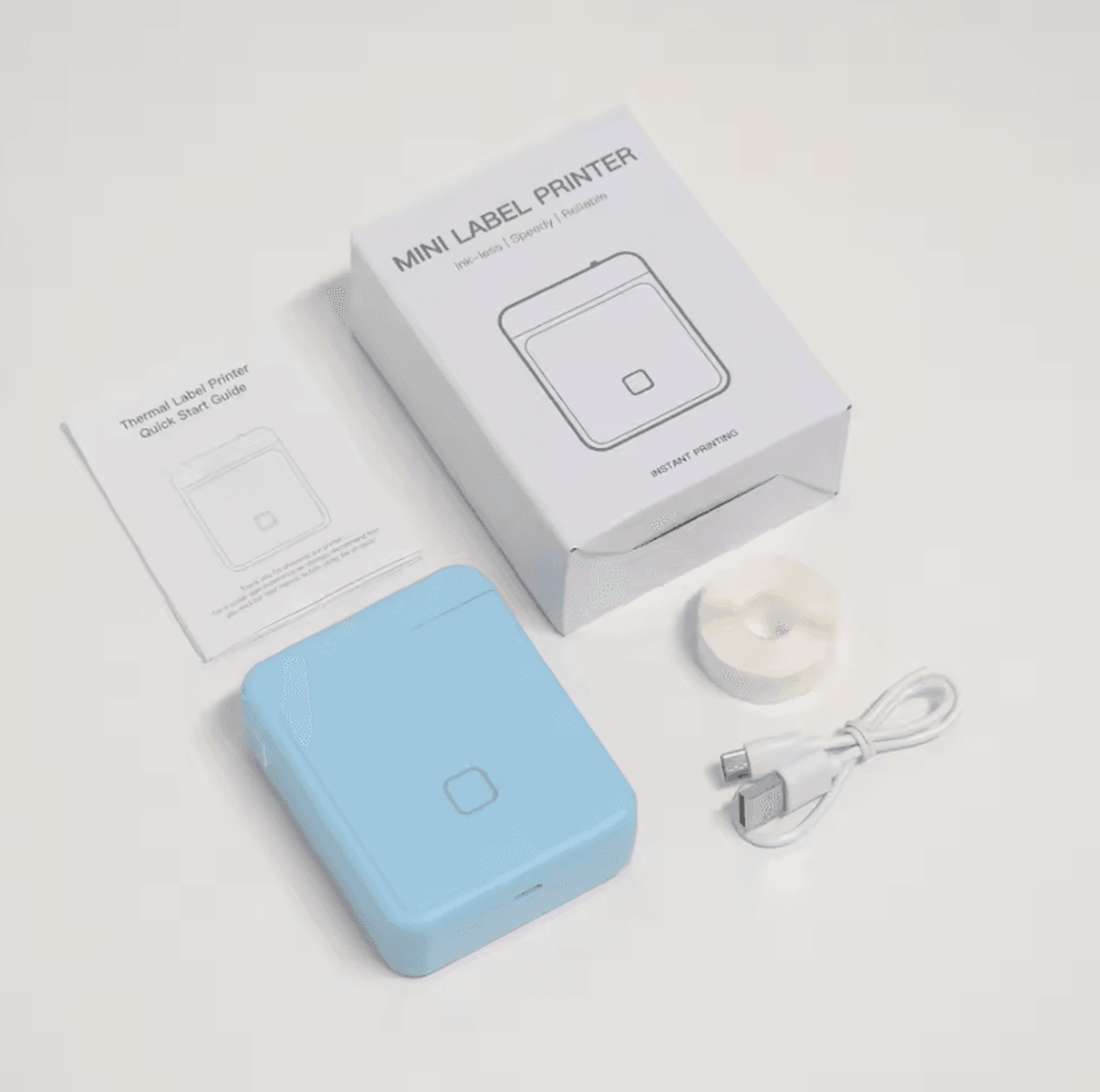 DOLEWA T01 Mini Bluetooth Thermal Label Printer Portable Inkless Barcode And DIY Sticker Maker 8