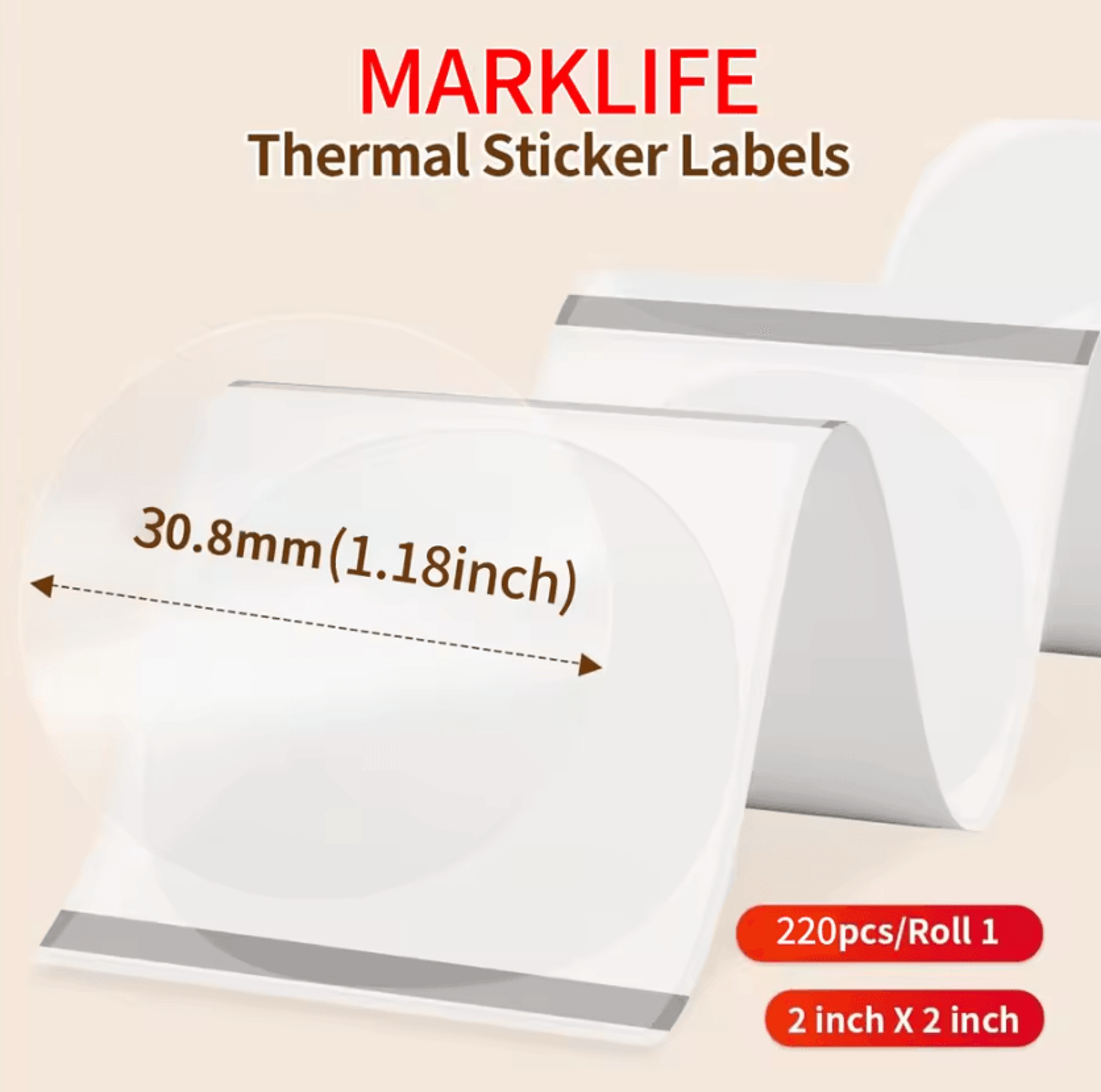 Marklife P50 Bluetooth Thermal Label Printer Waterproof TearResistant DIY Sticker Maker 6