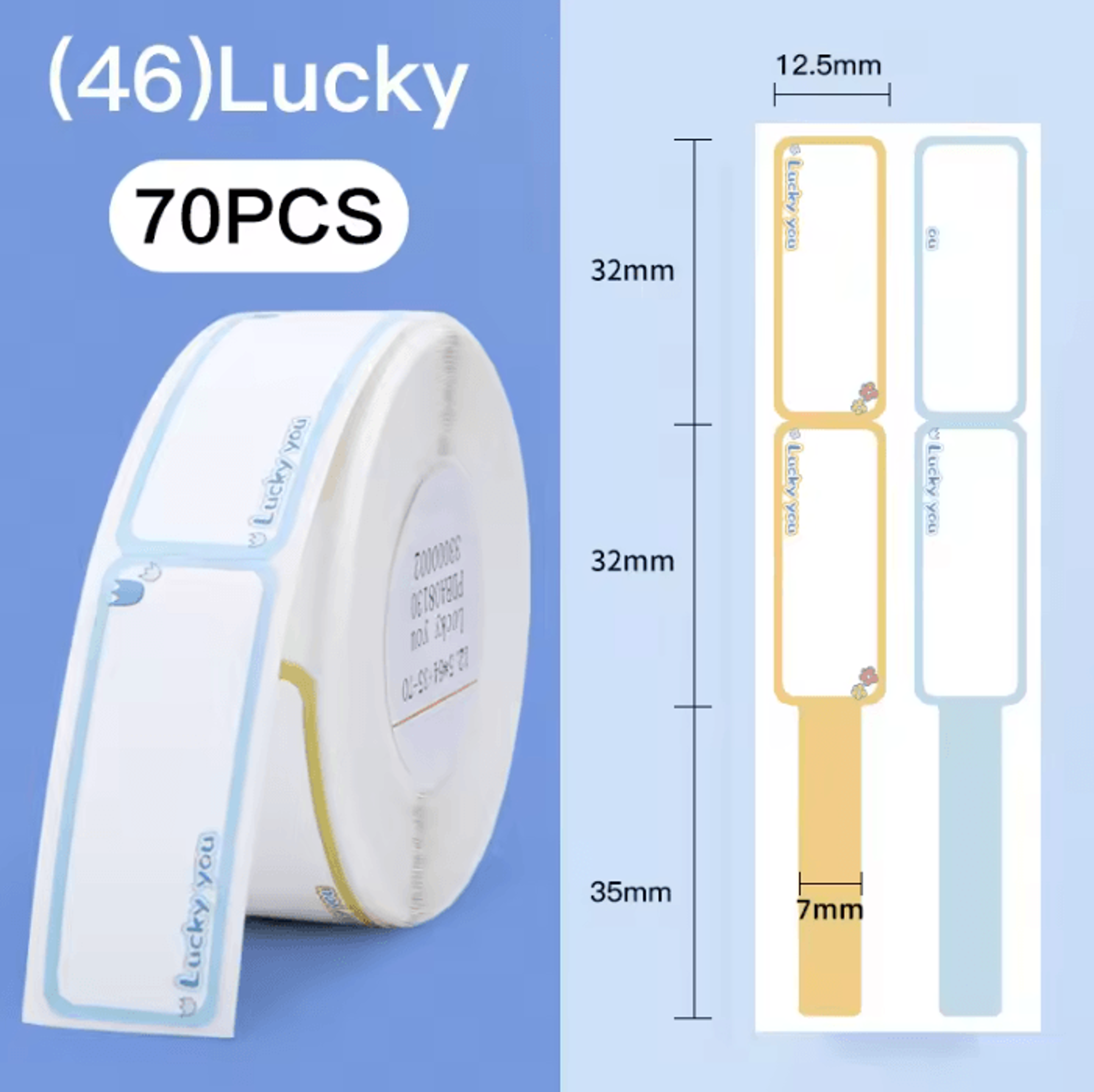 NIIMBOT Waterproof Cable Identification Labels SelfAdhesive Fiber Wire Tags For D110 D101 D11 H1 Pr 10