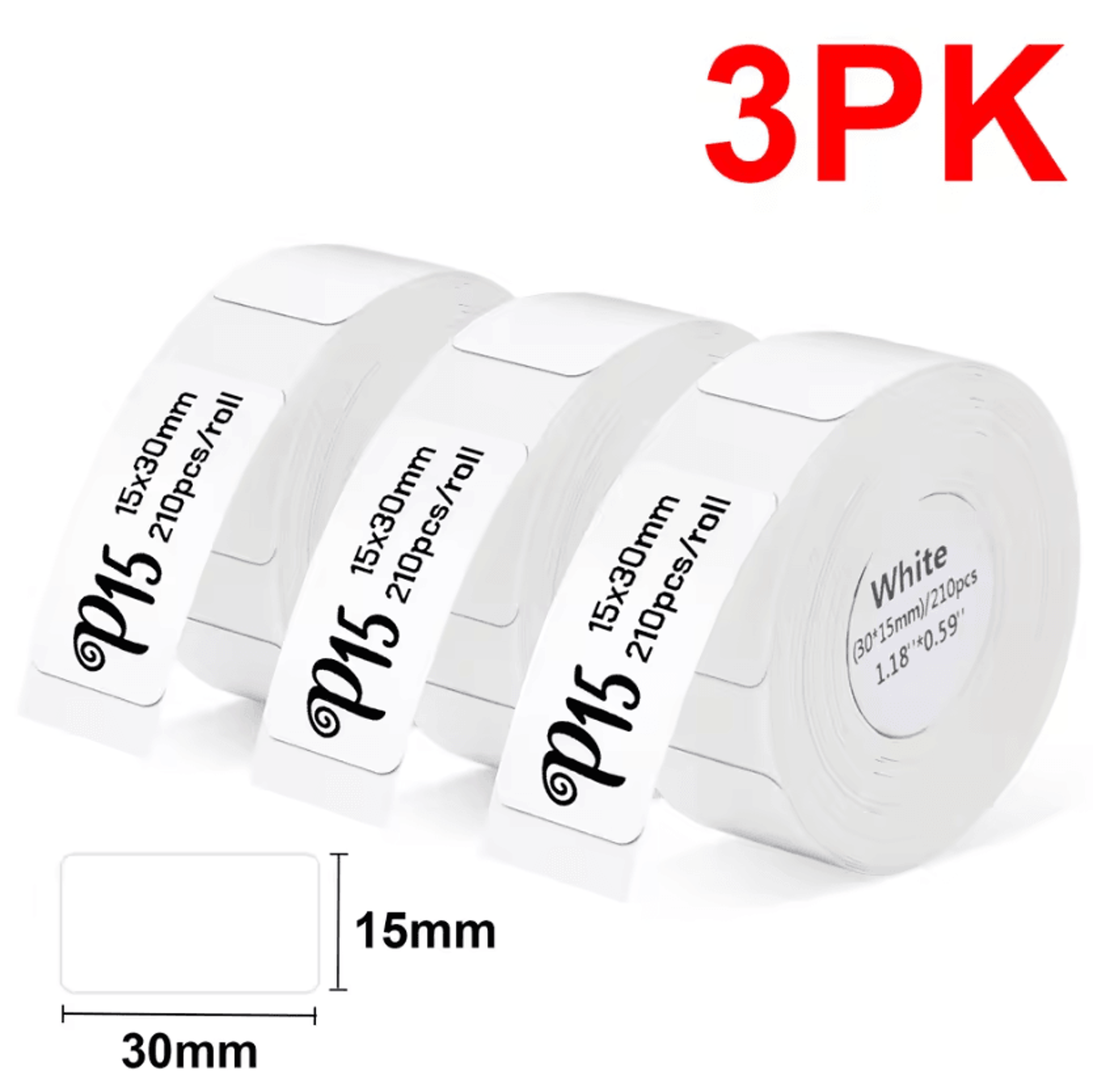 P15 Portable Bluetooth Thermal Label Printer Wireless Sticker Maker With SelfAdhesive Label Paper 5