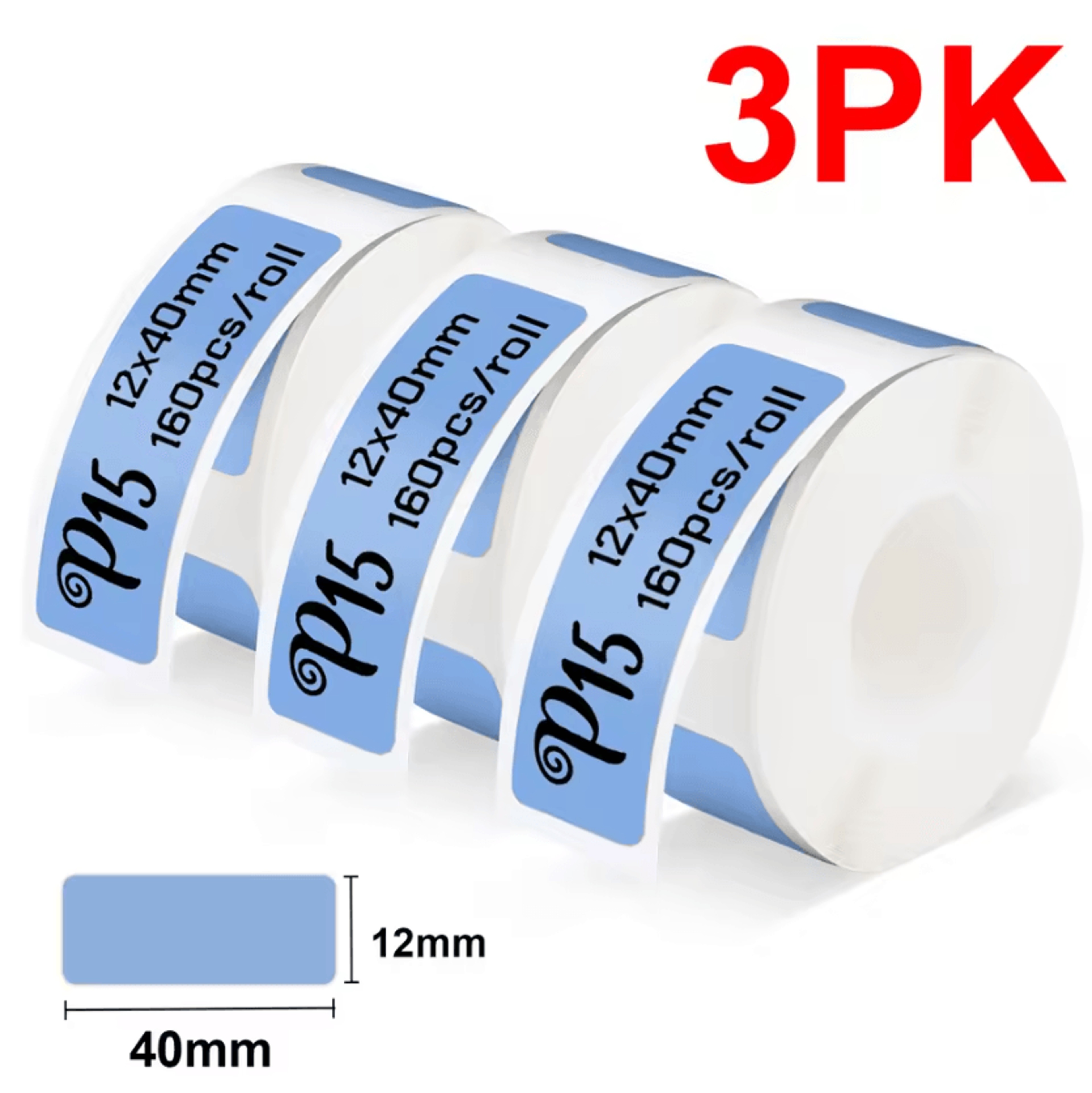 P15 Portable Bluetooth Thermal Label Printer Wireless Sticker Maker With SelfAdhesive Label Paper 16