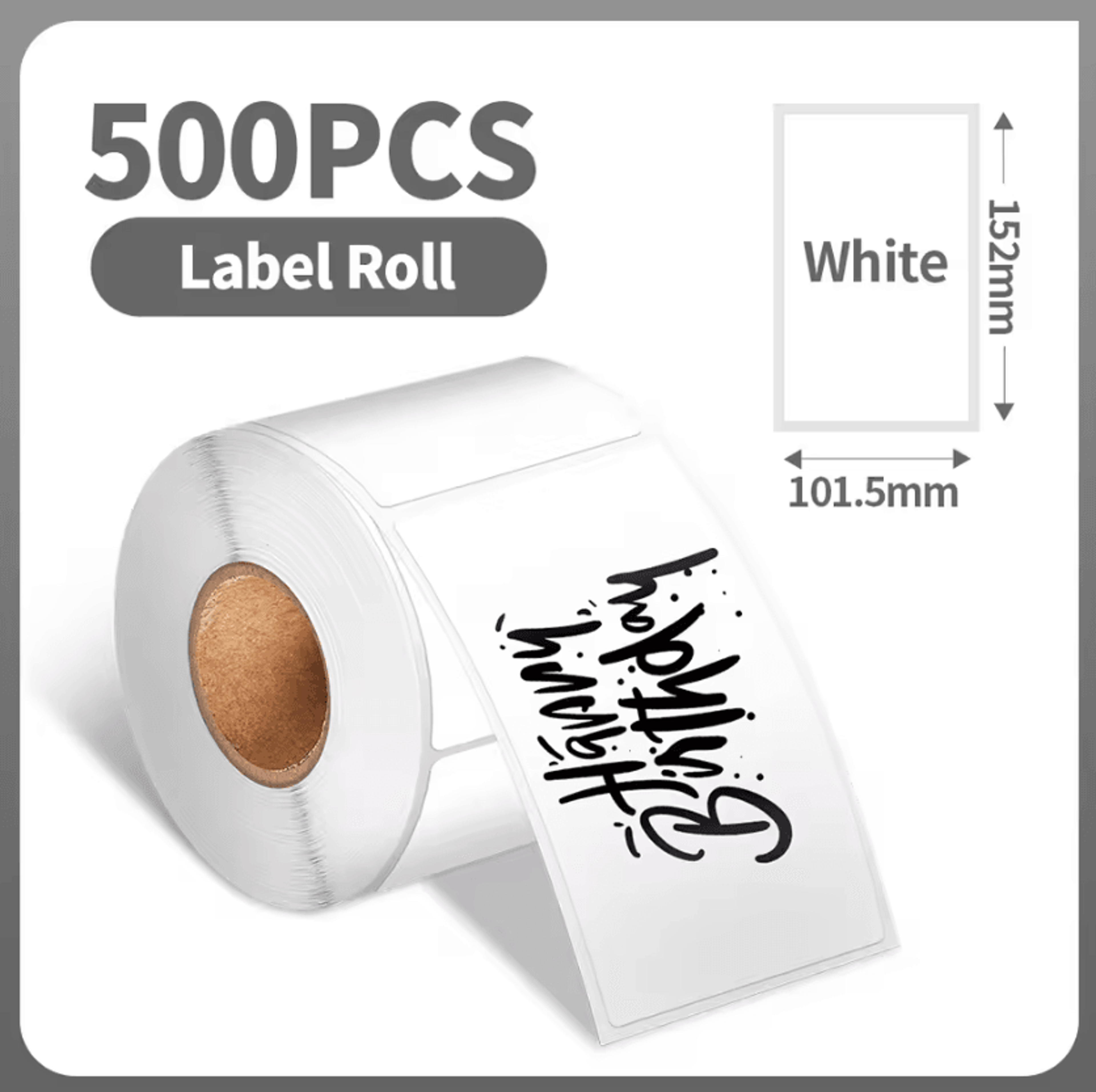 Phomemo 100x150mm FanFold Thermal Shipping Labels SelfAdhesive Printer Paper For 241BT And 246S 9