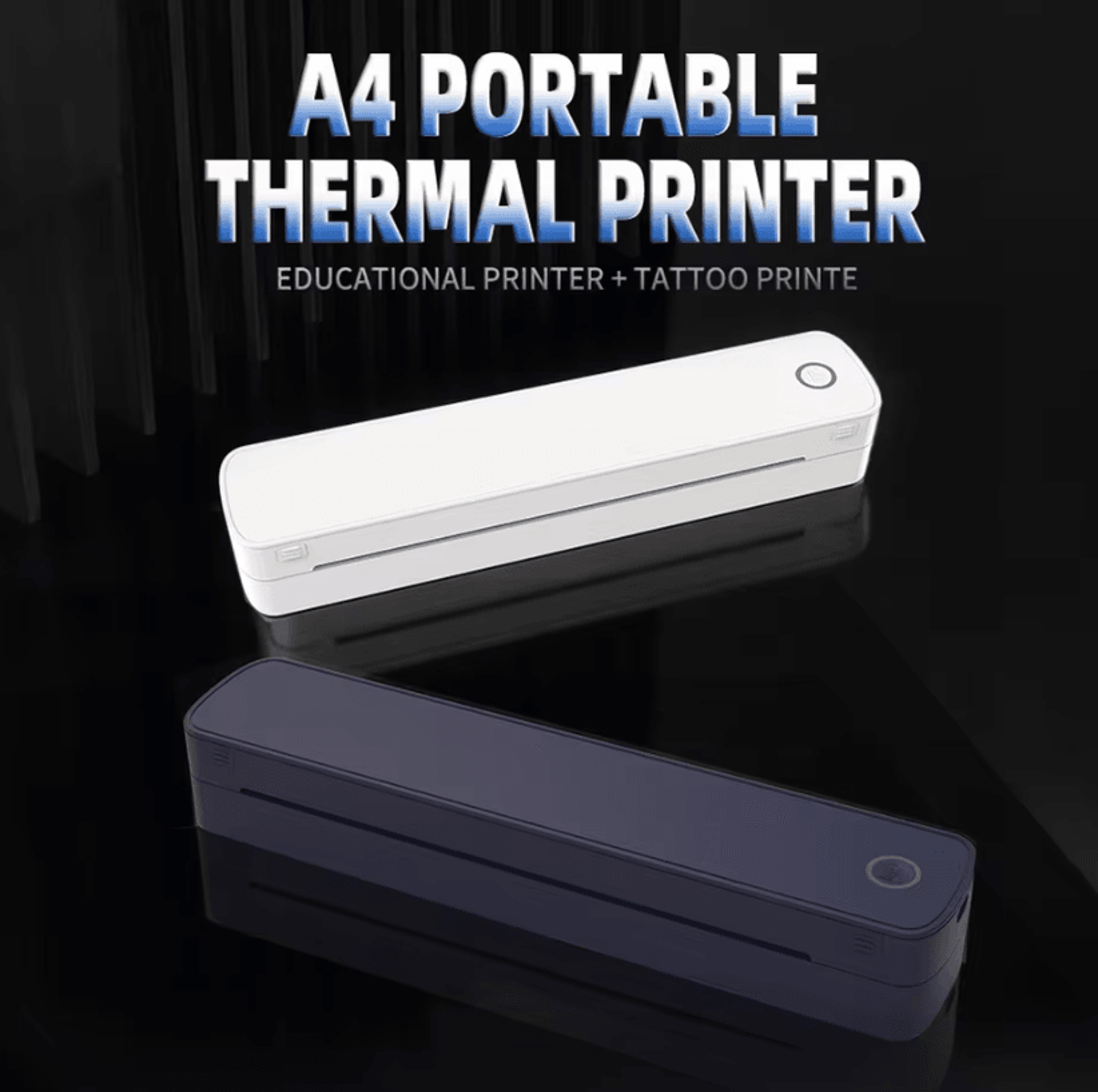 A4 Portable Wireless Thermal Printer Mobile Inkless Document Printer For US Letter And A4 Paper 2