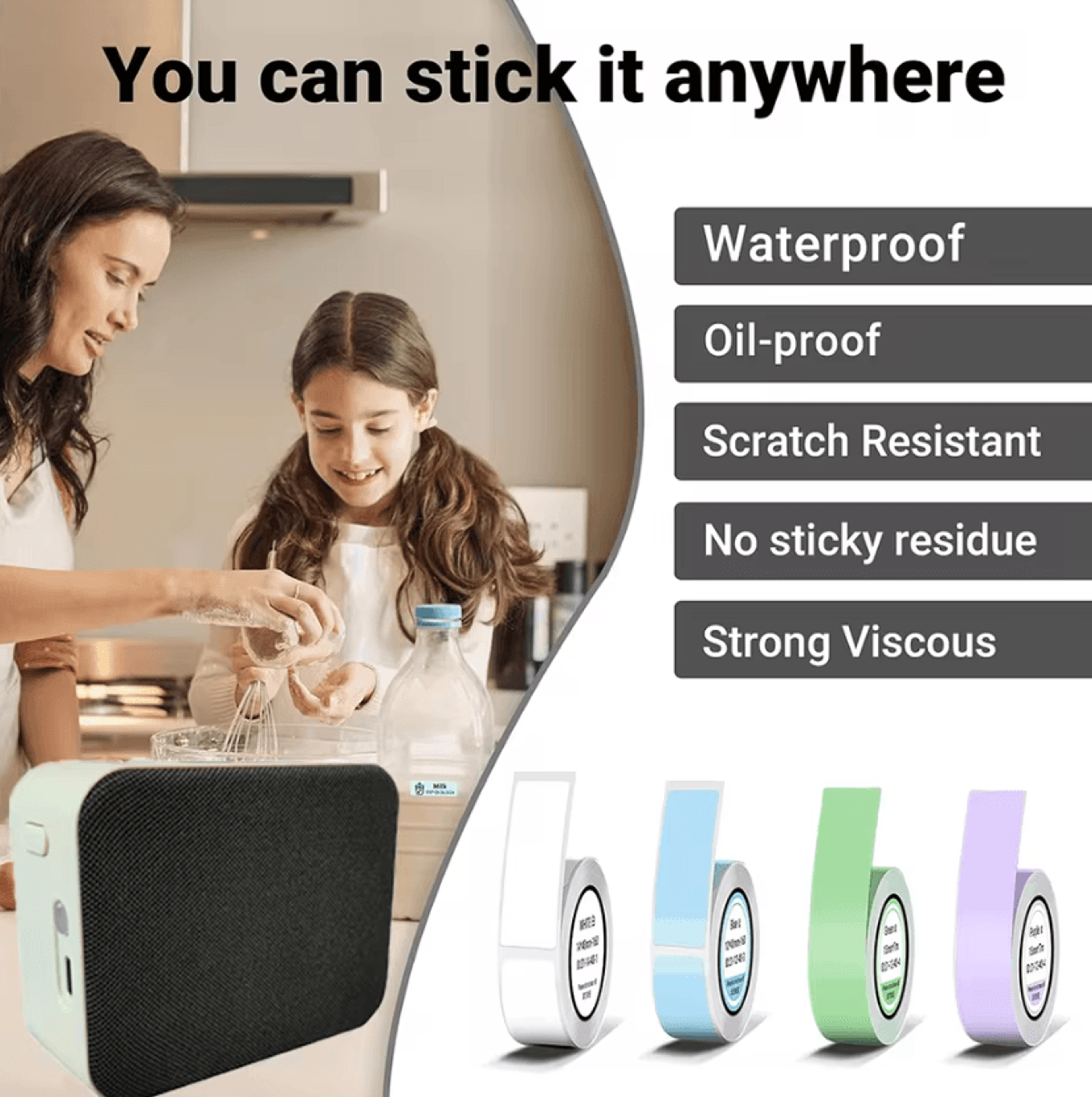 Marklife P15 Mini Bluetooth Thermal Label Printer Portable Sticker Maker For Gifts And DIY Crafts 1