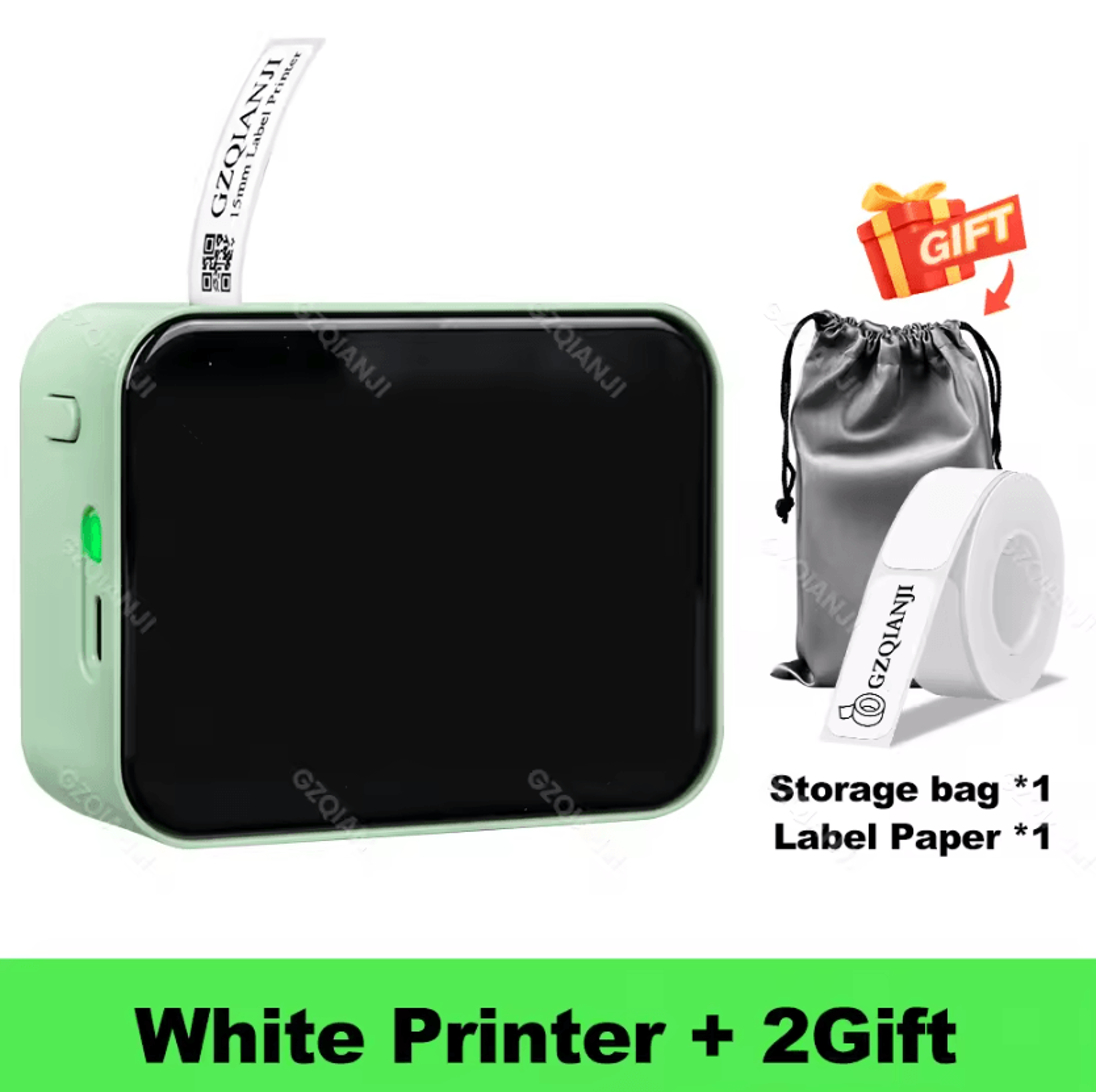 P15 Handheld Bluetooth Thermal Label Printer Mini Wireless Sticker Maker With Adhesive Label Tape 12