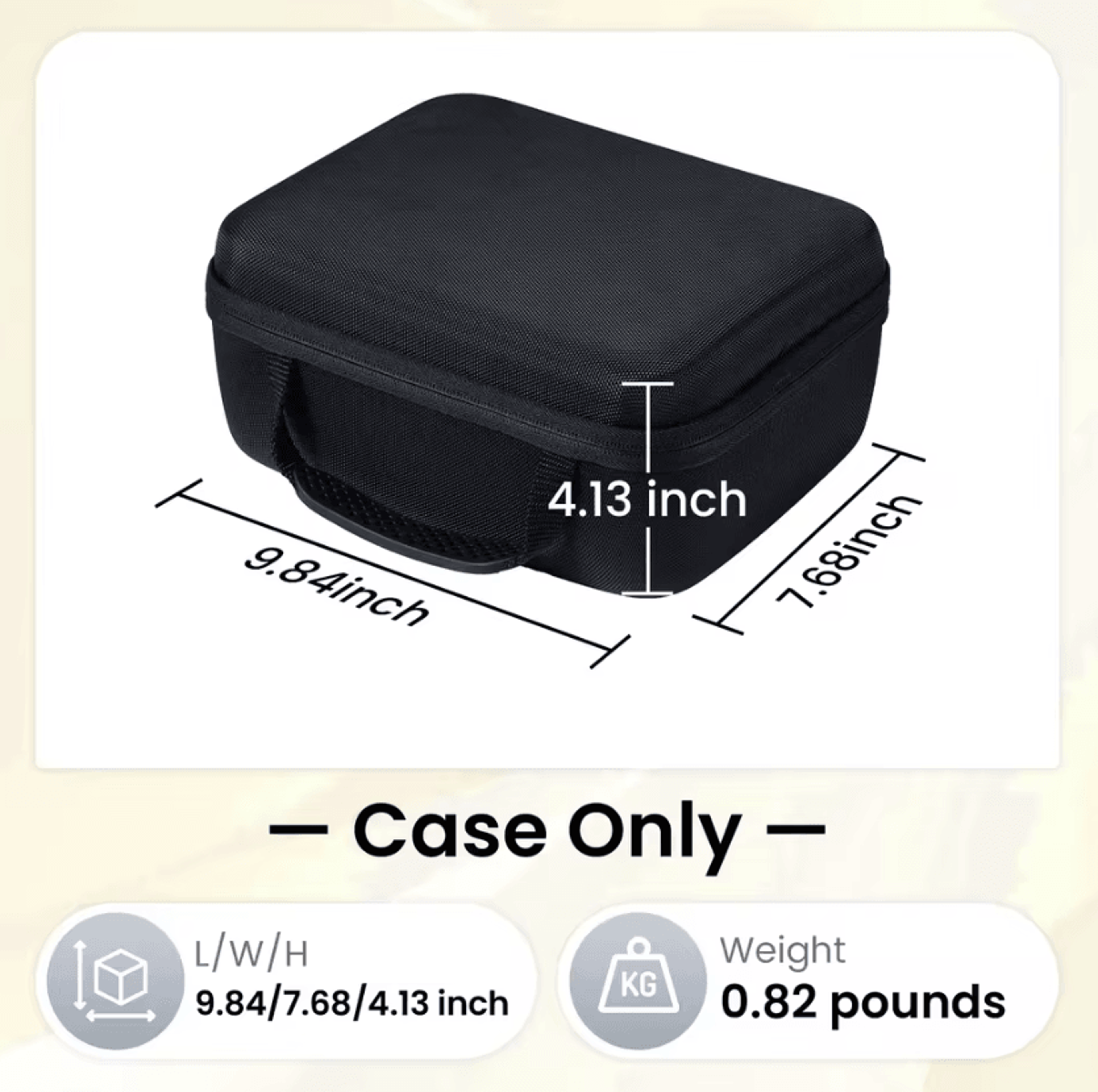 E1000PRO Label Maker Protective Carrying Case Waterproof EVA Hard Storage Bag For Portable Keyboard 1
